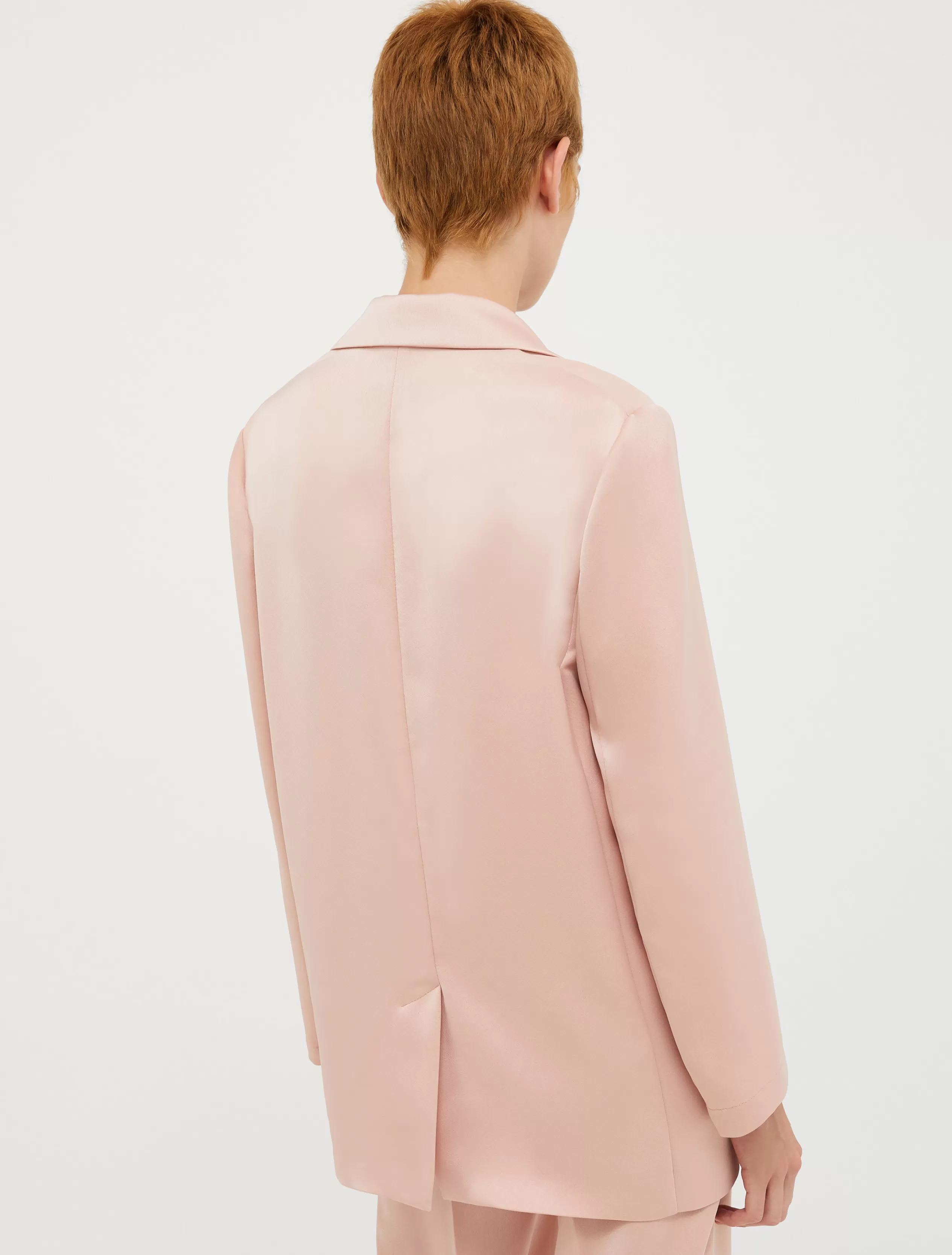 Giacche e Blazer | Tailleur<MAX&Co. Blazer in envers satin ROSA ANTICO