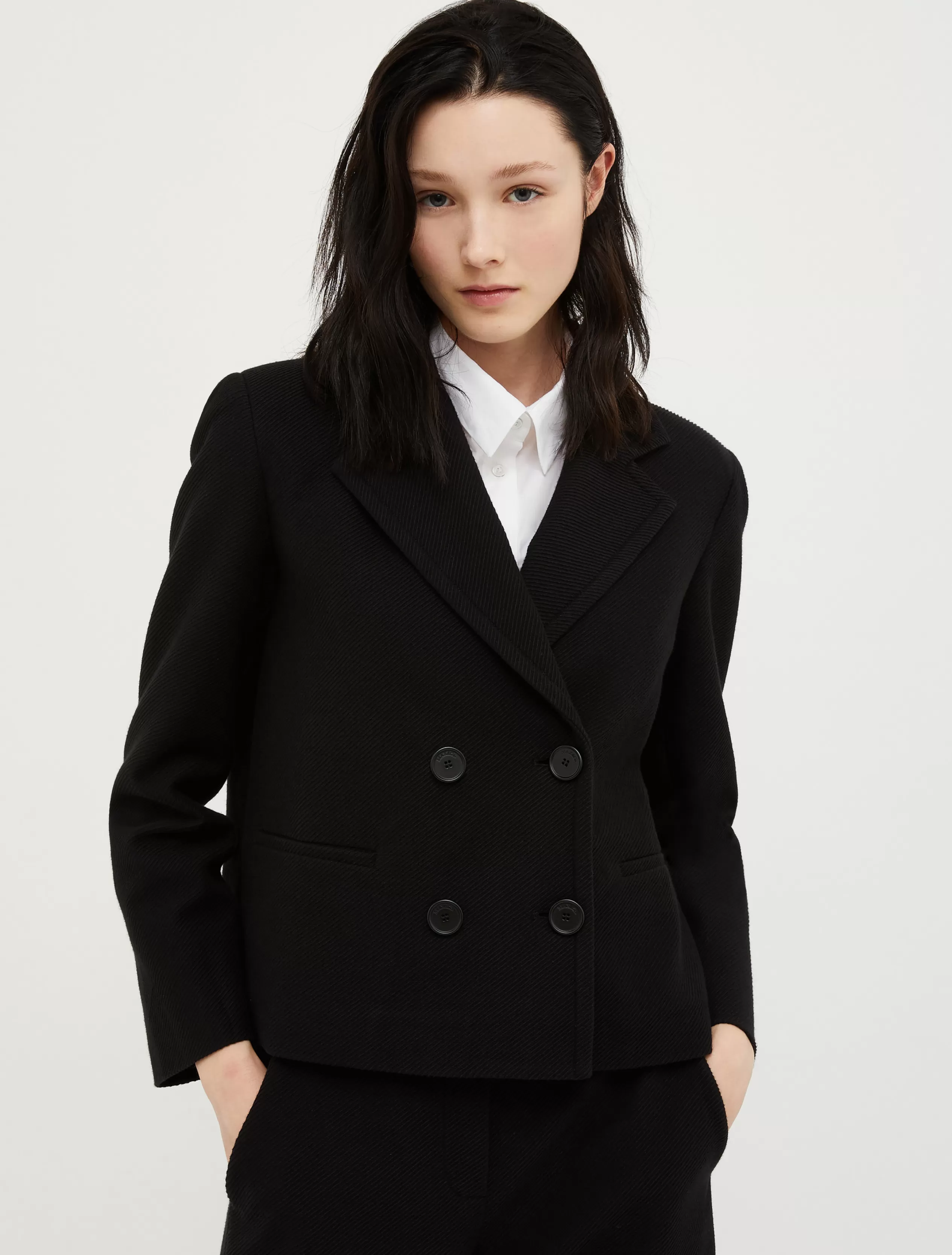 Giacche e Blazer | Tailleur<MAX&Co. Blazer in jersey twill NERO