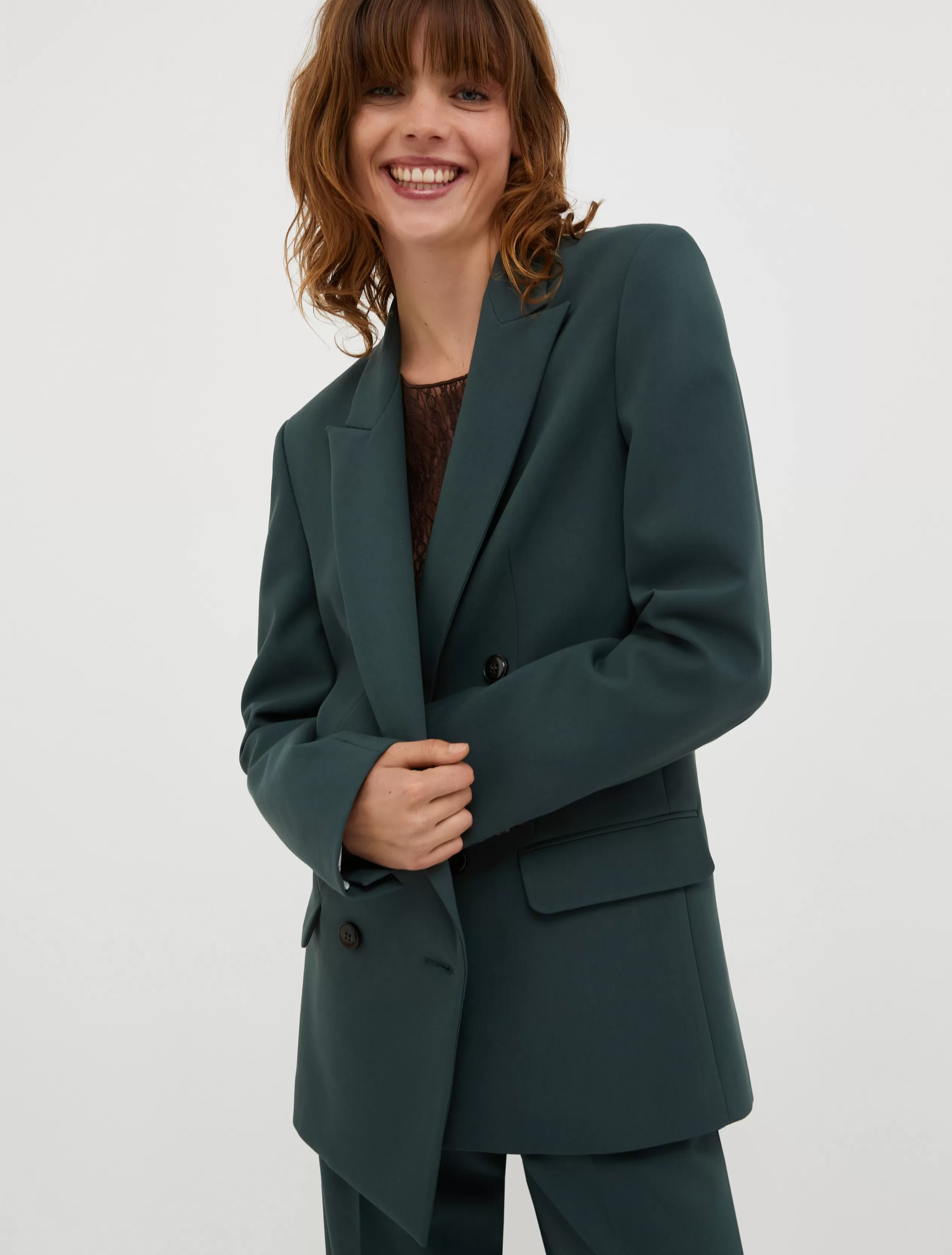 Giacche e Blazer | Tailleur<MAX&Co. Blazer in tela double fango