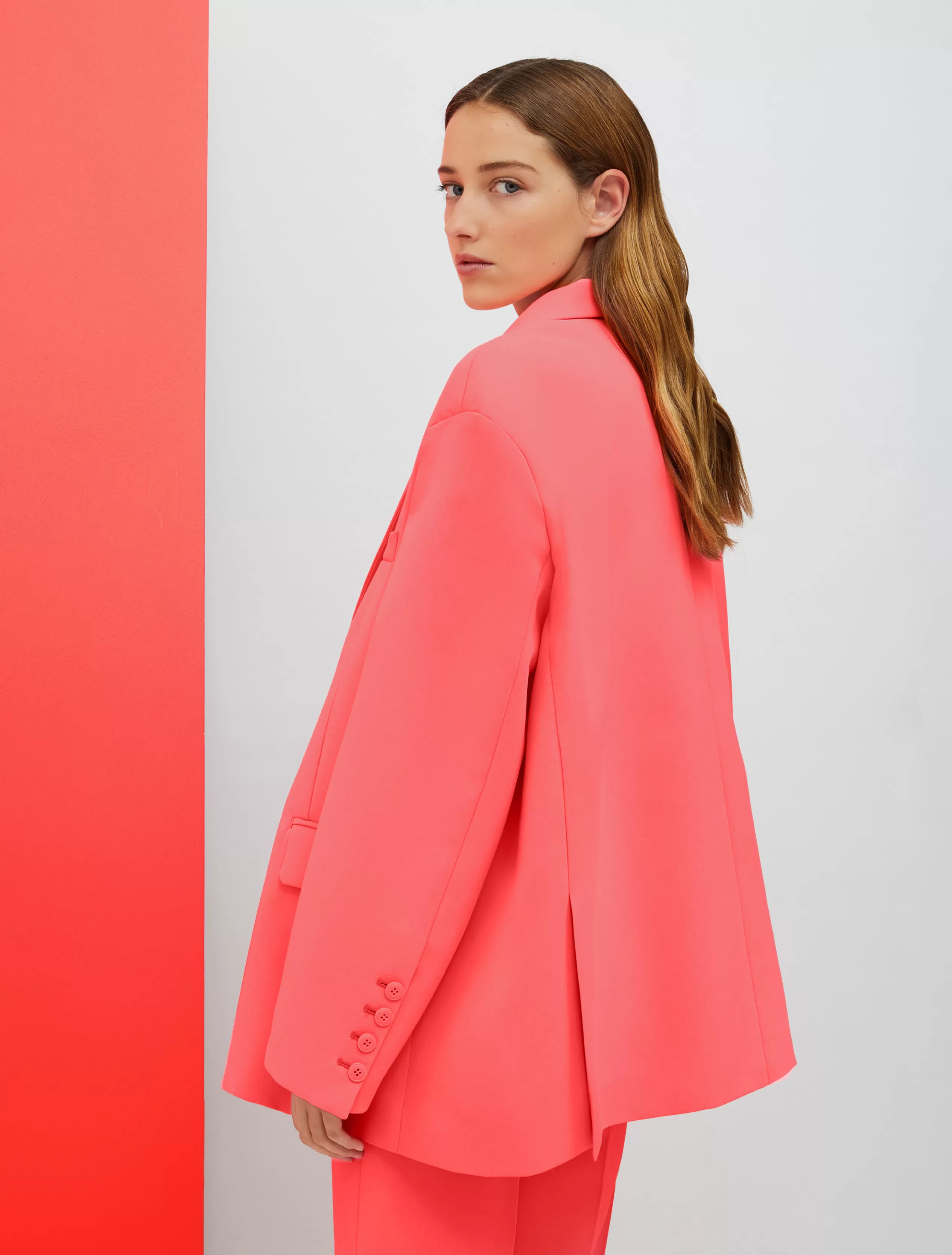 Giacche e Blazer | Tailleur<MAX&Co. Blazer oversize De-Coated with Anna Dello Russo rosa shocking