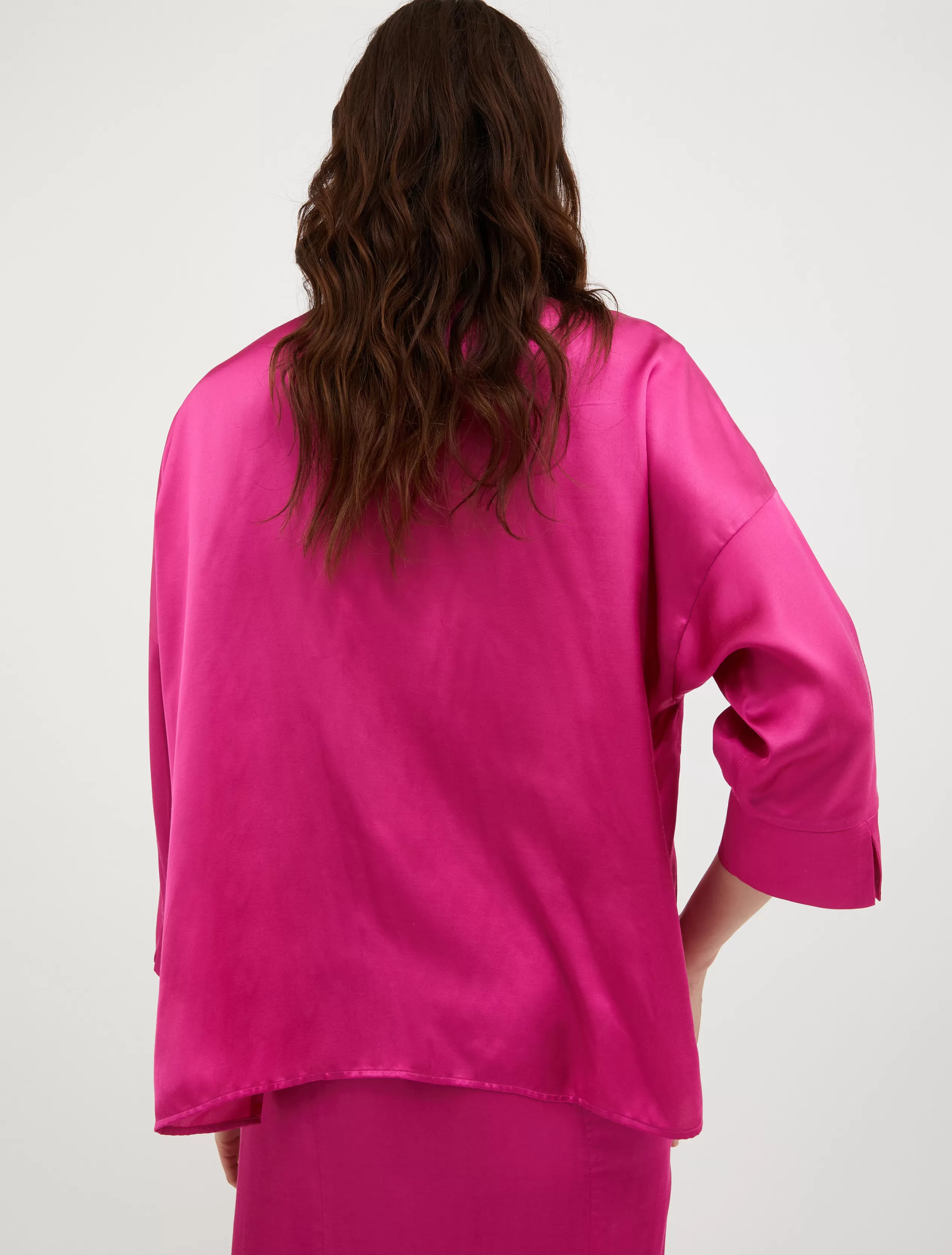 Camicie e Top<MAX&Co. Camicia di raso fuxia