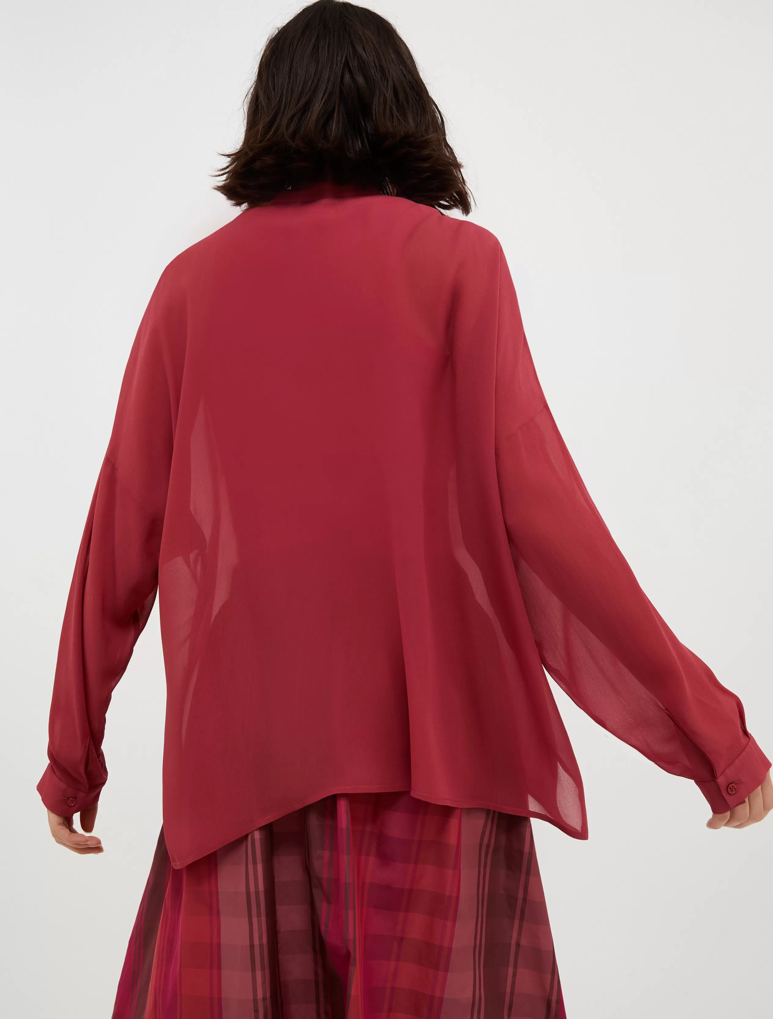 Camicie e Top<MAX&Co. Camicia in georgette bordeaux