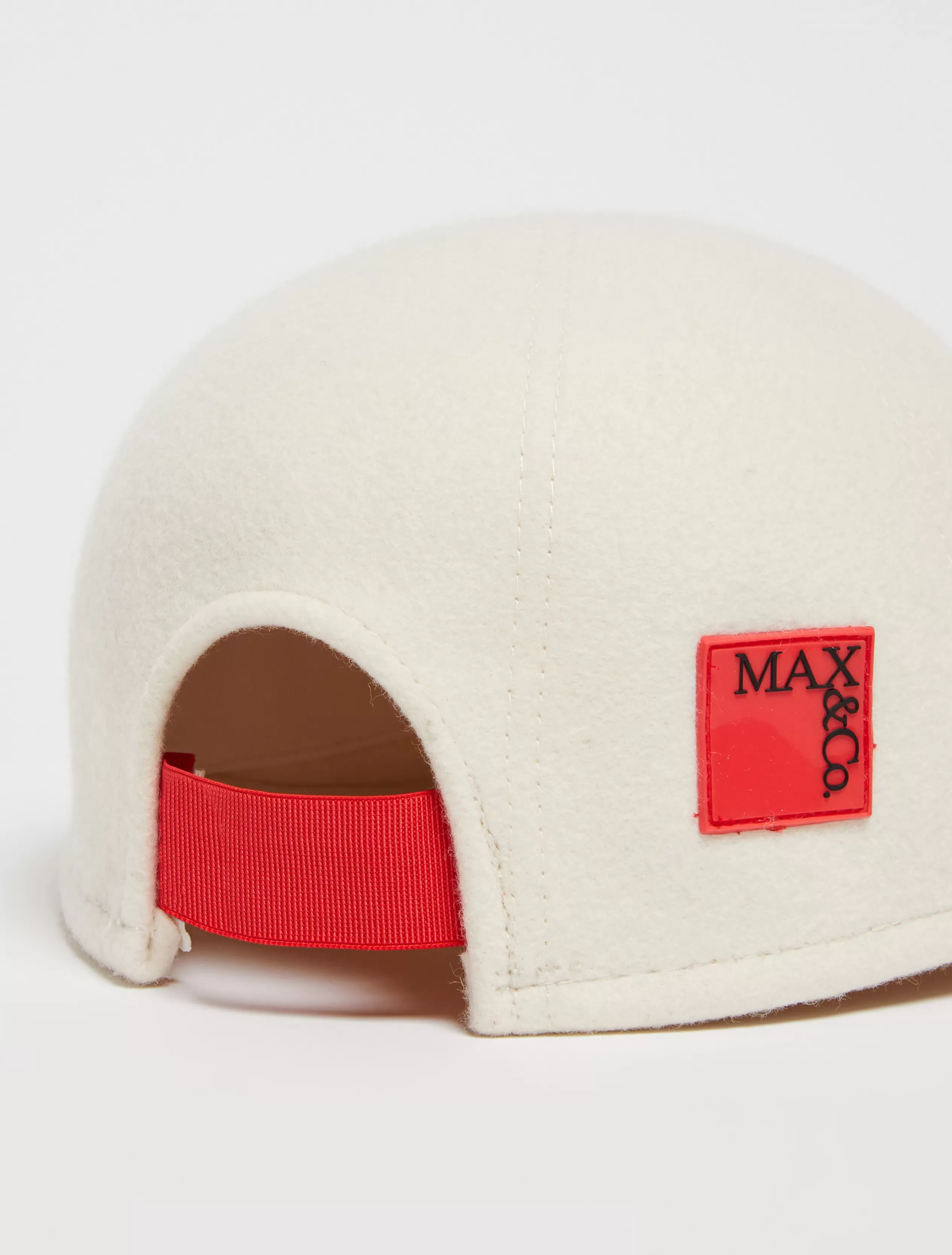 Sciarpe e Cappelli<MAX&Co. Cappello baseball in feltro BIANCO