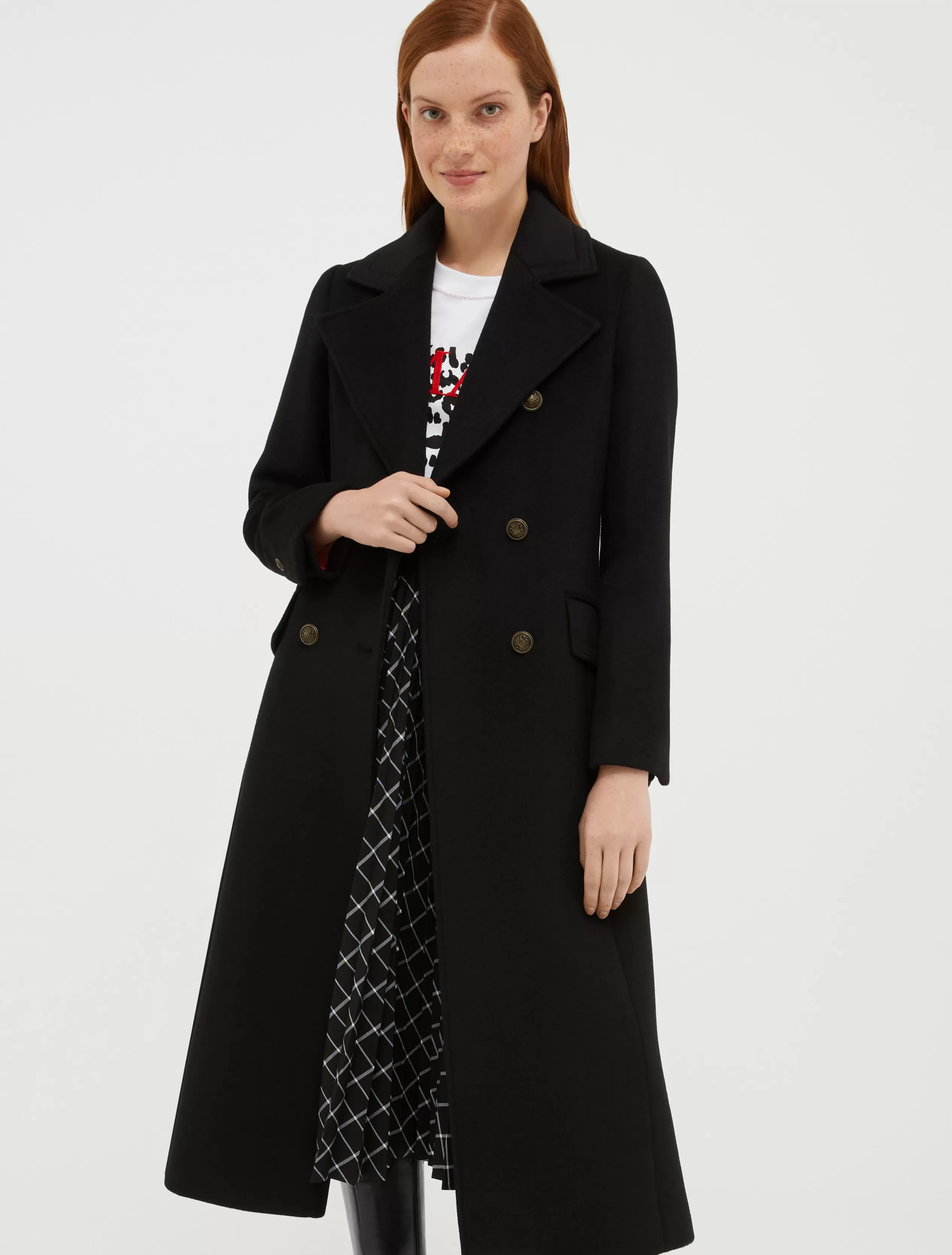 Cappotti e Trench<MAX&Co. Cappotto in doppio drap di lana nero