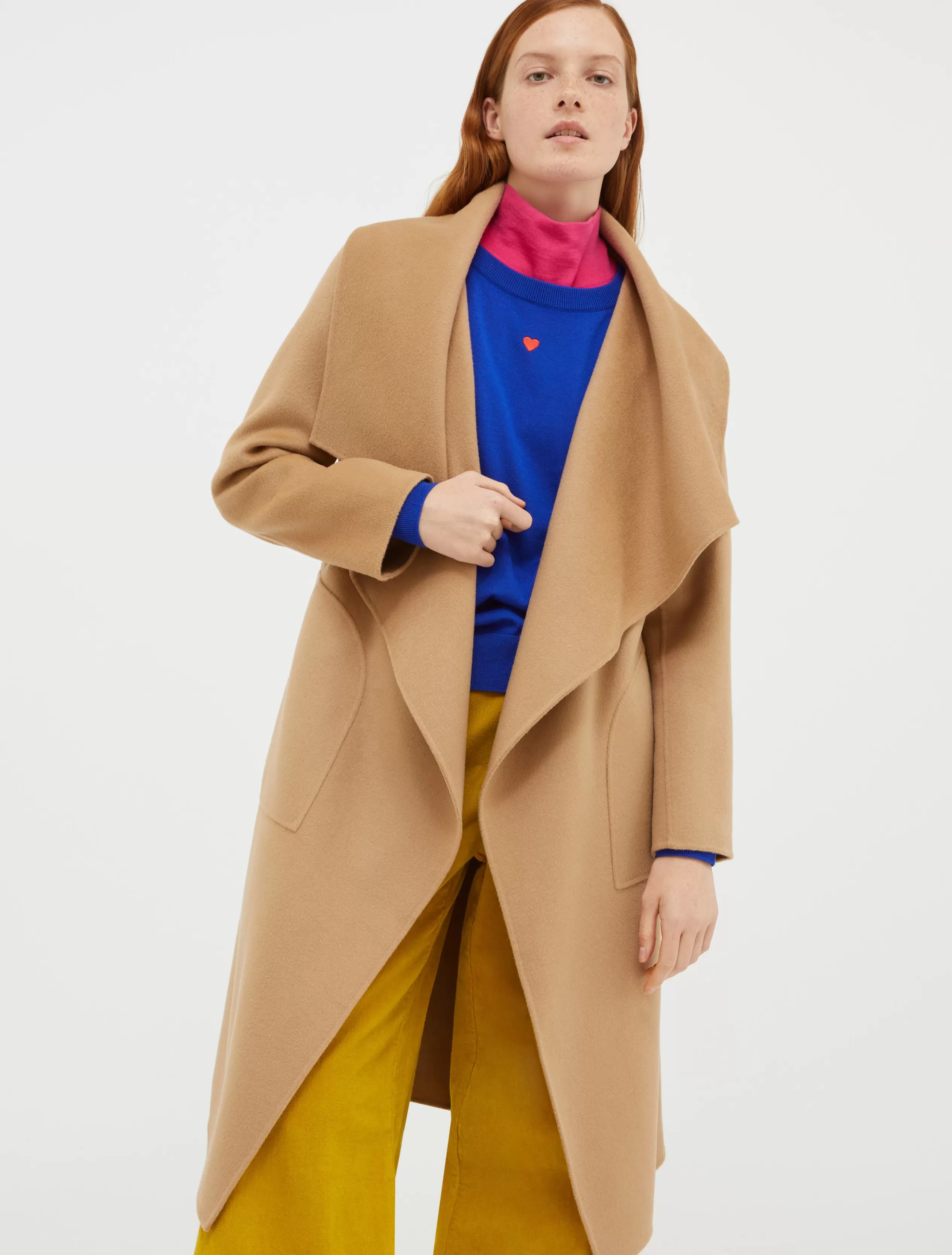 Cappotti e Trench<MAX&Co. Cappotto in lana/cashmere double cammello