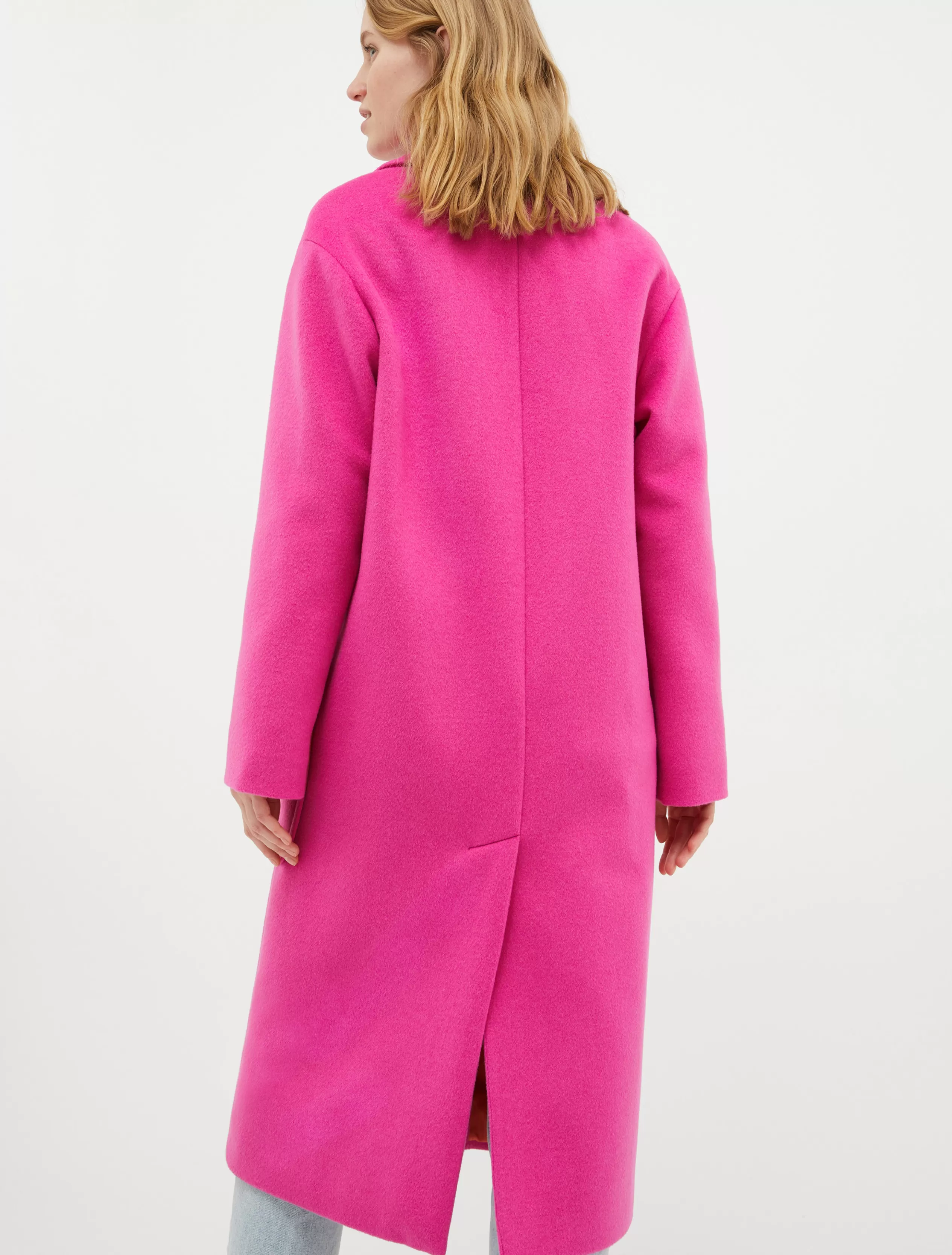 Cappotti e Trench<MAX&Co. Cappotto midi in drap doppio fuxia