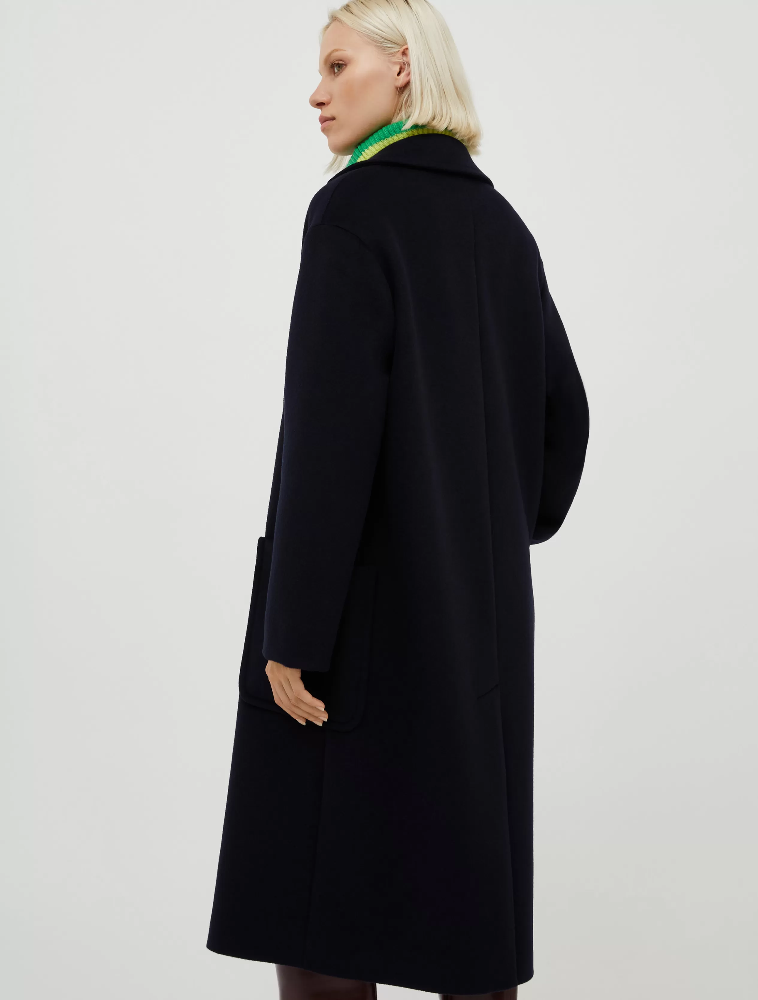 Cappotti e Trench<MAX&Co. Cappotto midi in drap doppio blu marino