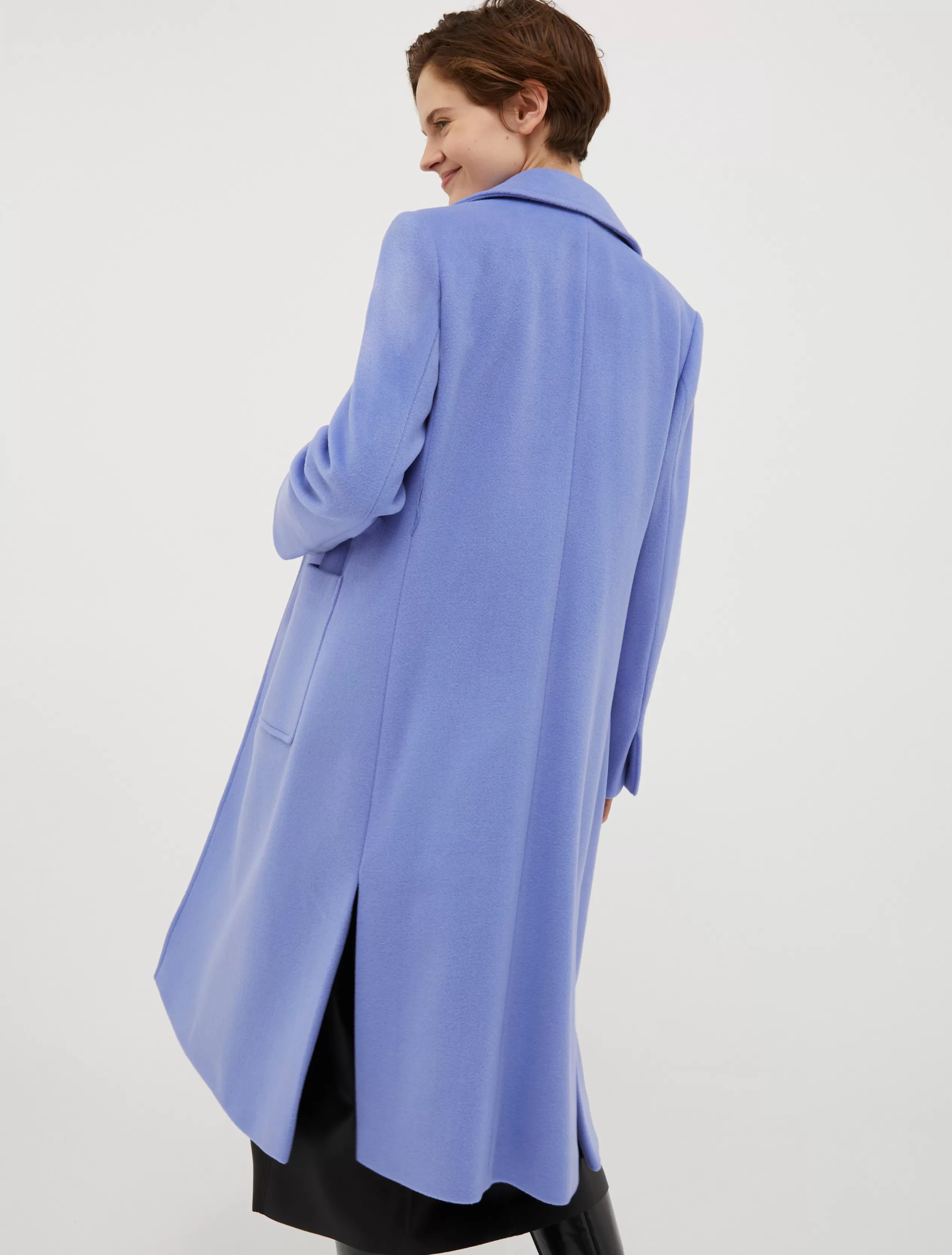 Cappotti e Trench<MAX&Co. Cappotto Runaway in drap di lana blu cina