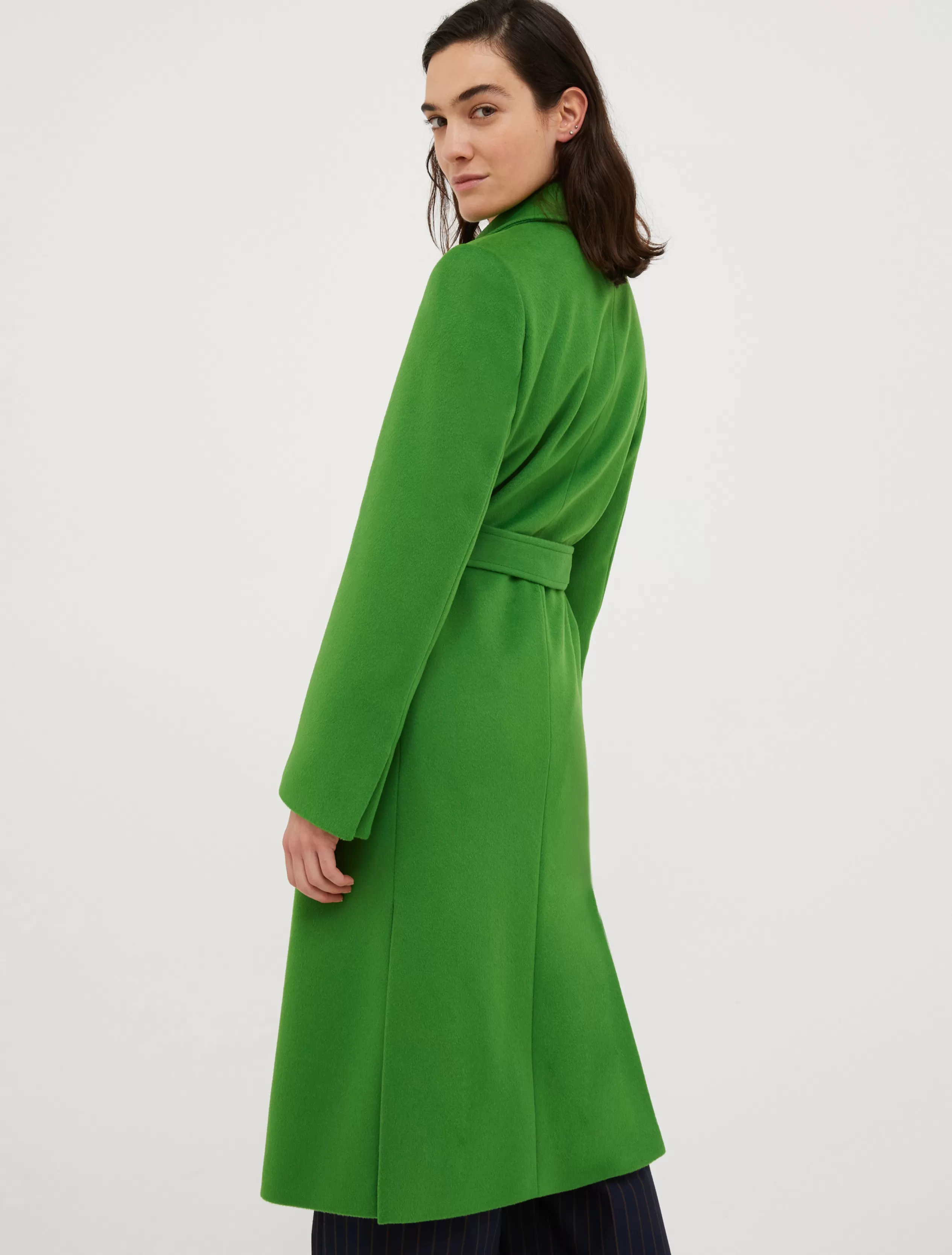 Cappotti e Trench<MAX&Co. Cappotto Runaway in drap di lana verde