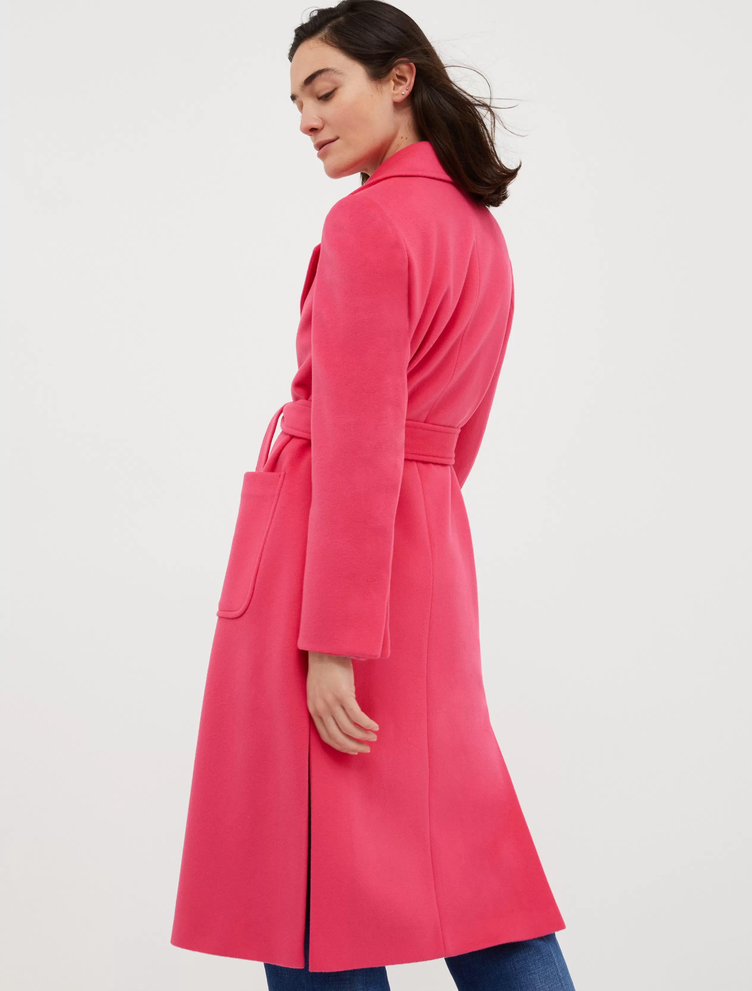 Cappotti e Trench<MAX&Co. Cappotto Runaway in drap di lana fuxia