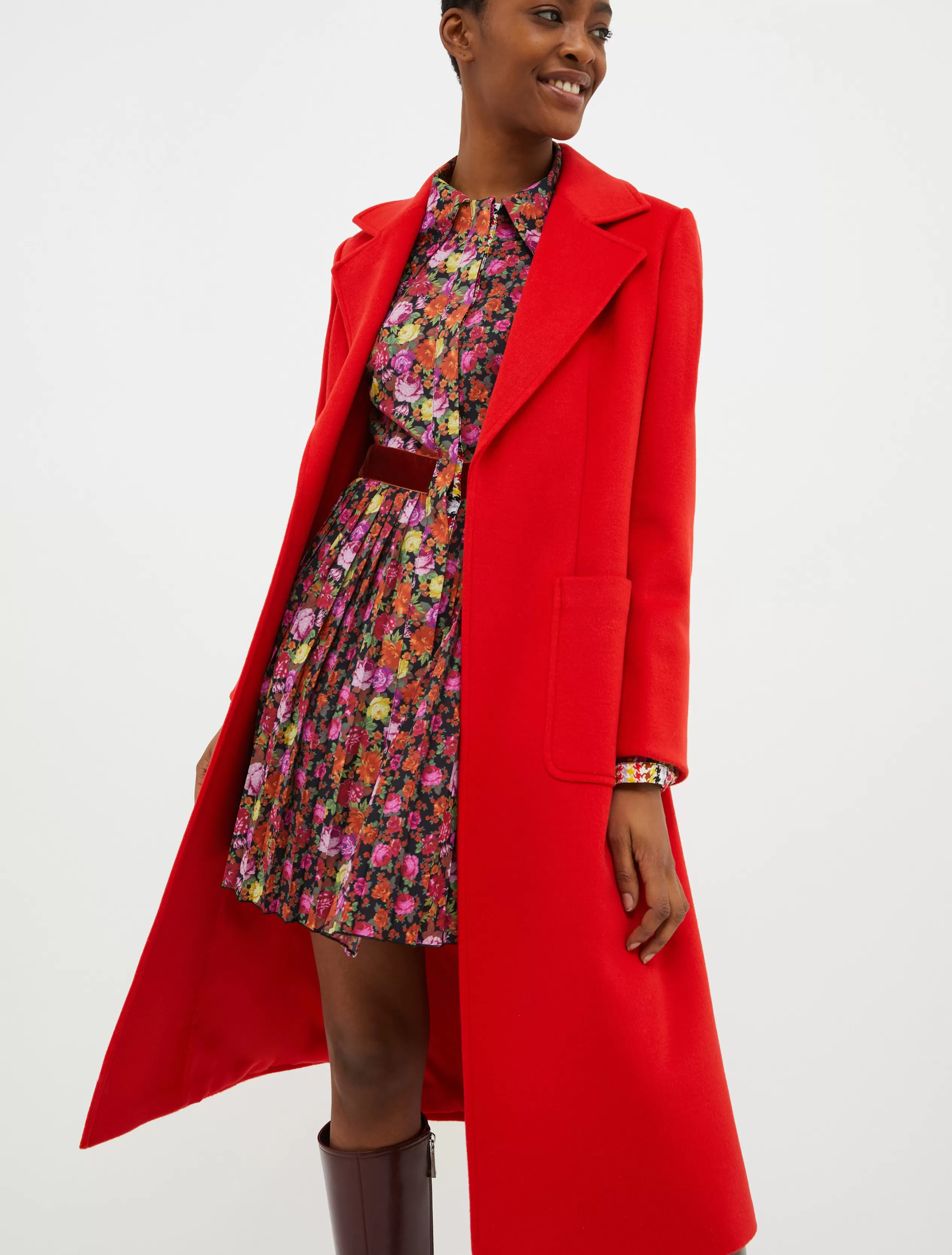 Cappotti e Trench<MAX&Co. Cappotto Runaway in pura lana rosso