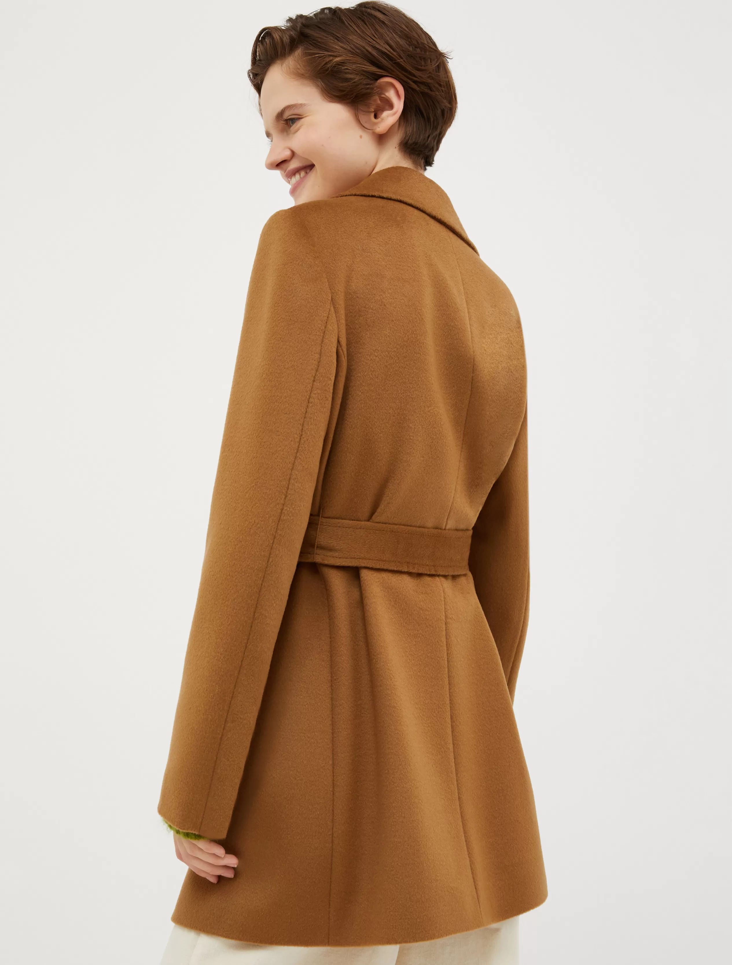 Cappotti e Trench<MAX&Co. Cappotto Shortrun in drap di lana marrone
