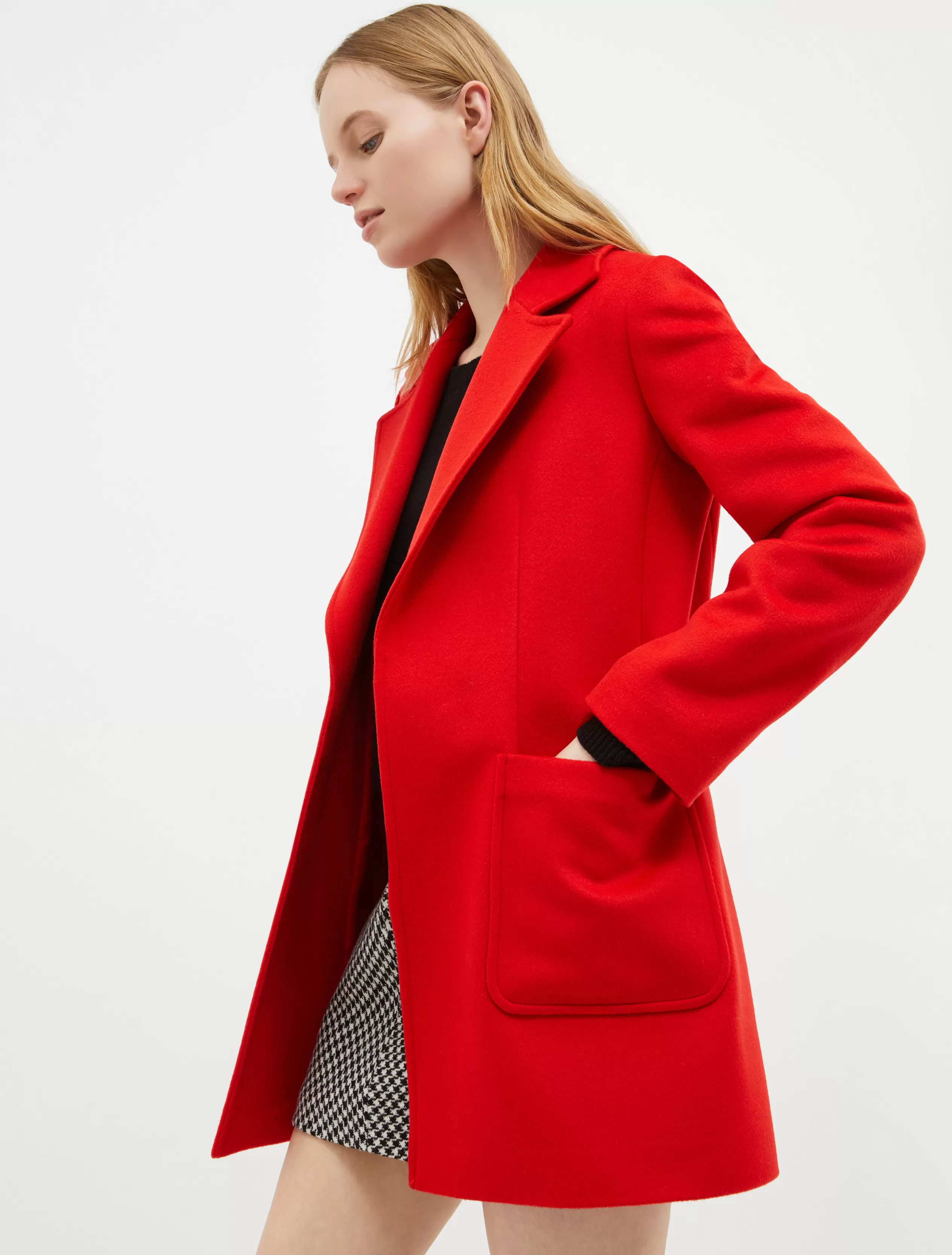 Cappotti e Trench<MAX&Co. Cappotto Shortrun in pura lana rosso