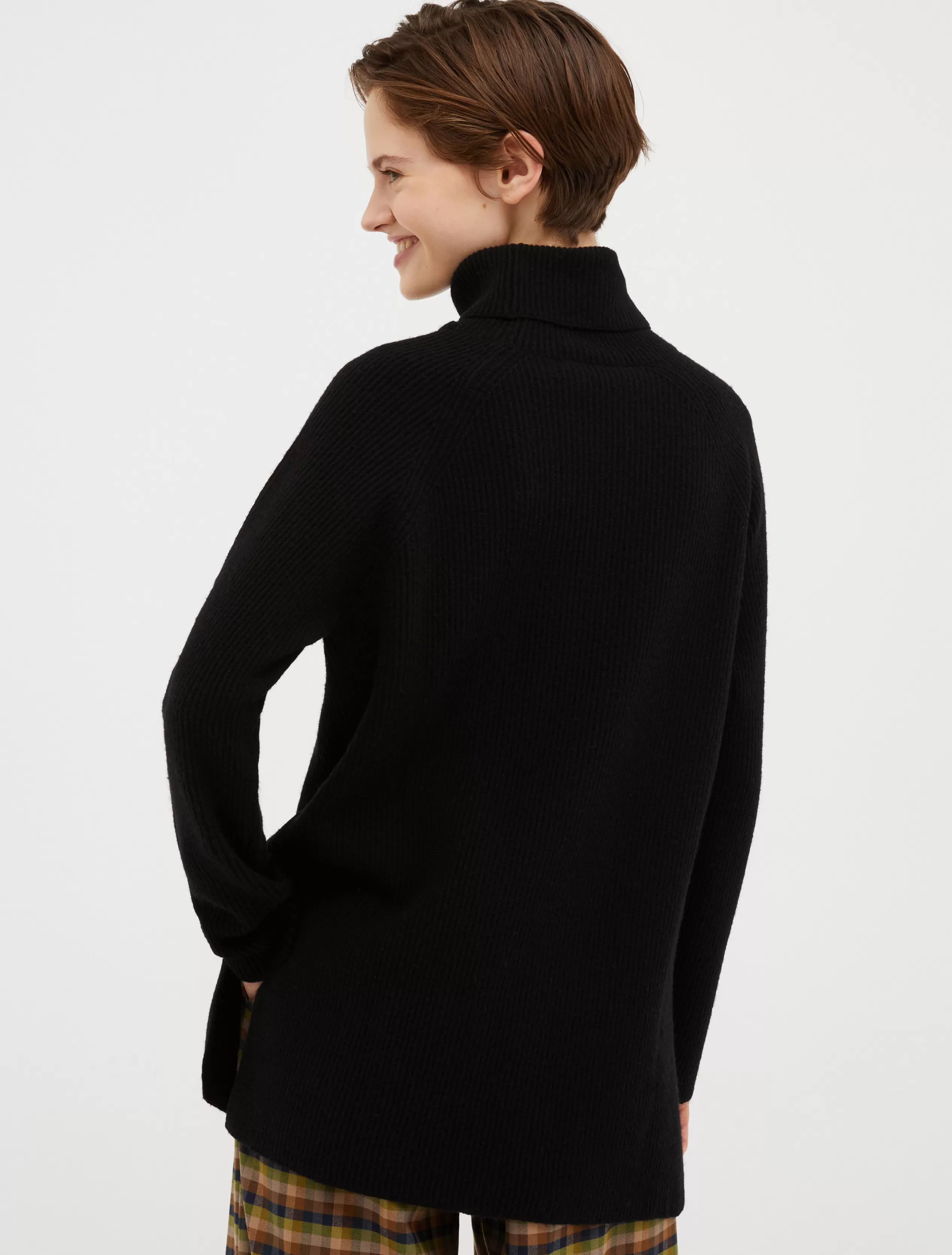 Maglie e Cardigan<MAX&Co. Dolcevita a micro-coste inglesi nero