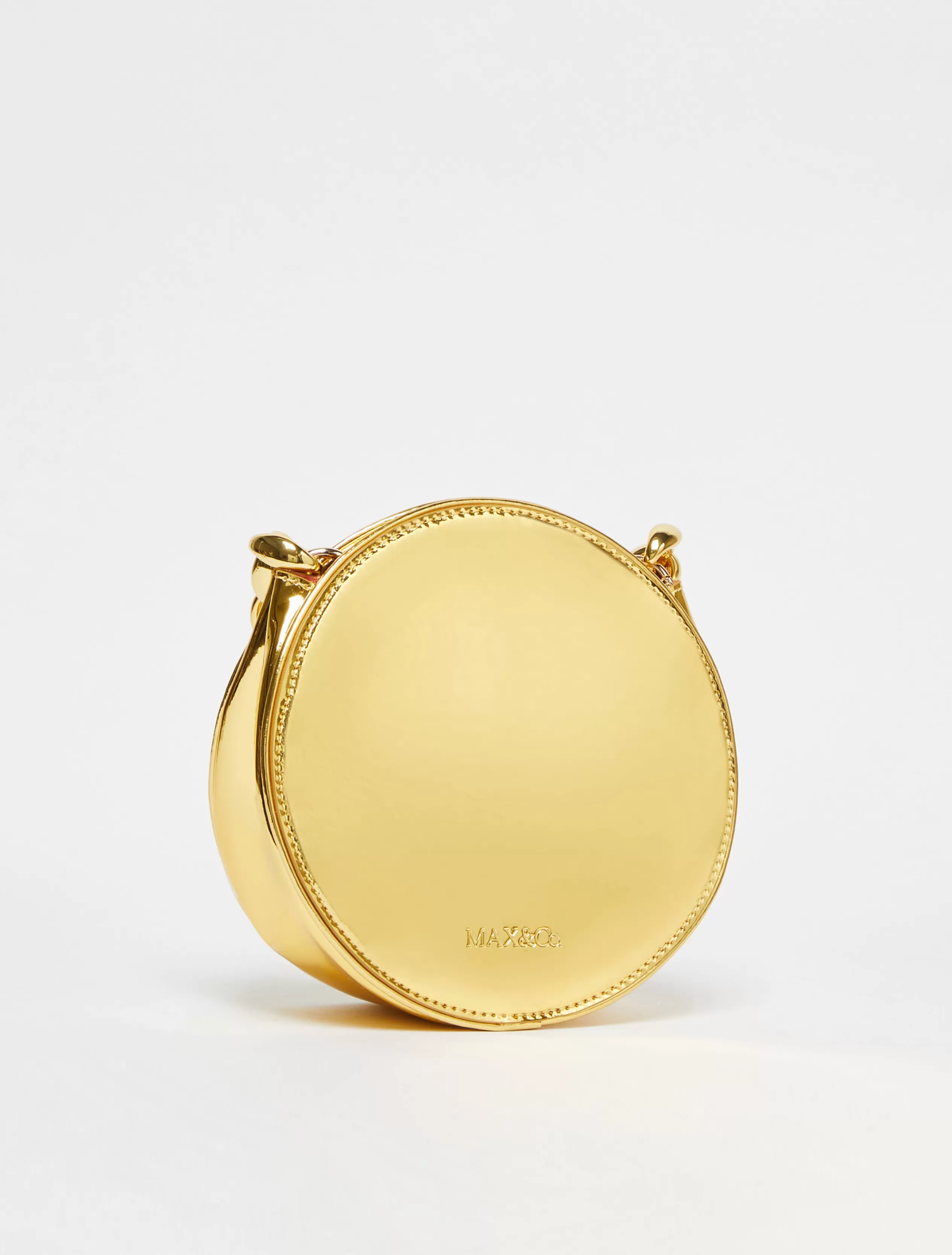 Borse<MAX&Co. Dot bag laminata De-Coated with Anna Dello Russo oro