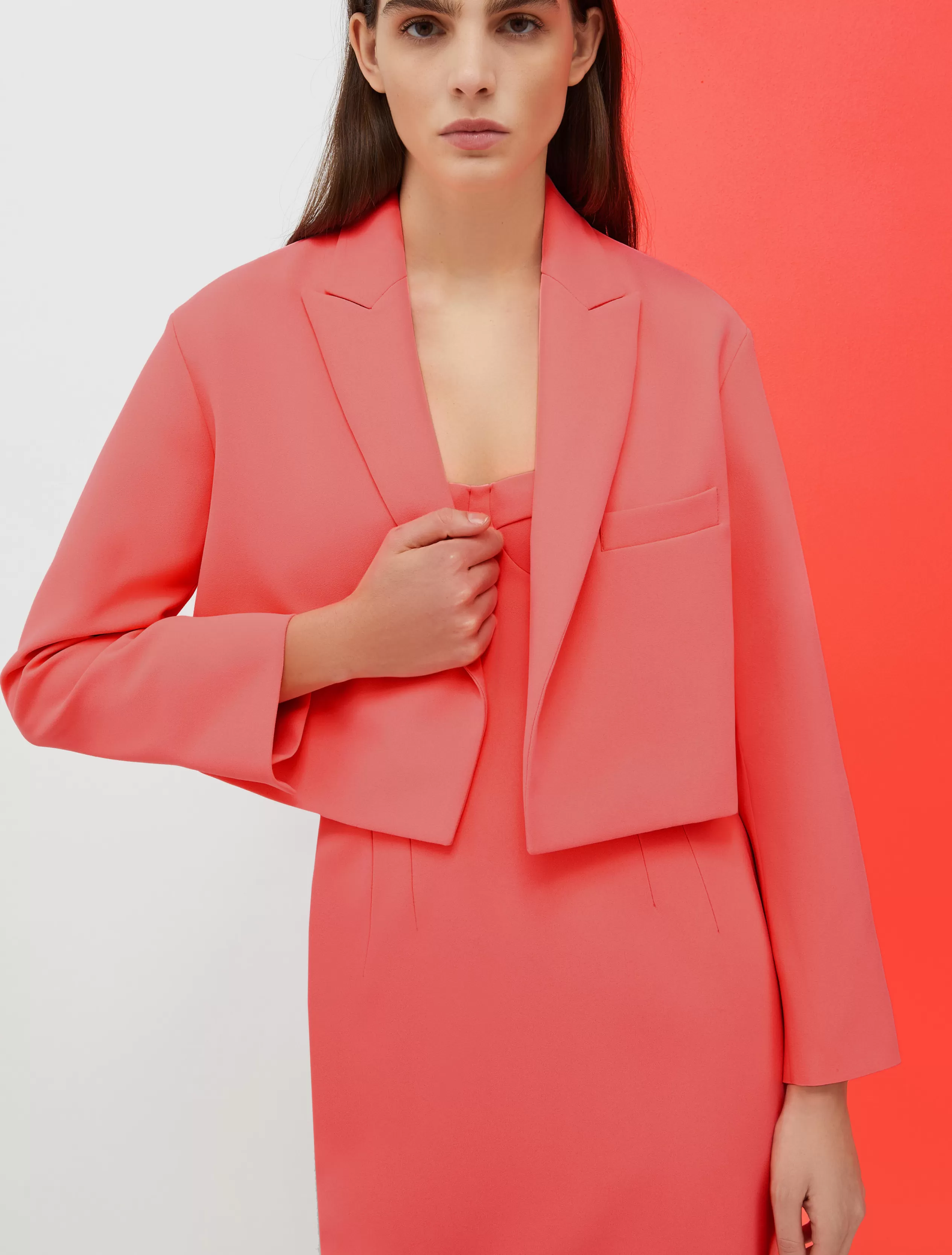 Giacche e Blazer | Tailleur<MAX&Co. Giacca cropped De-Coated with Anna Dello Russo rosa shocking