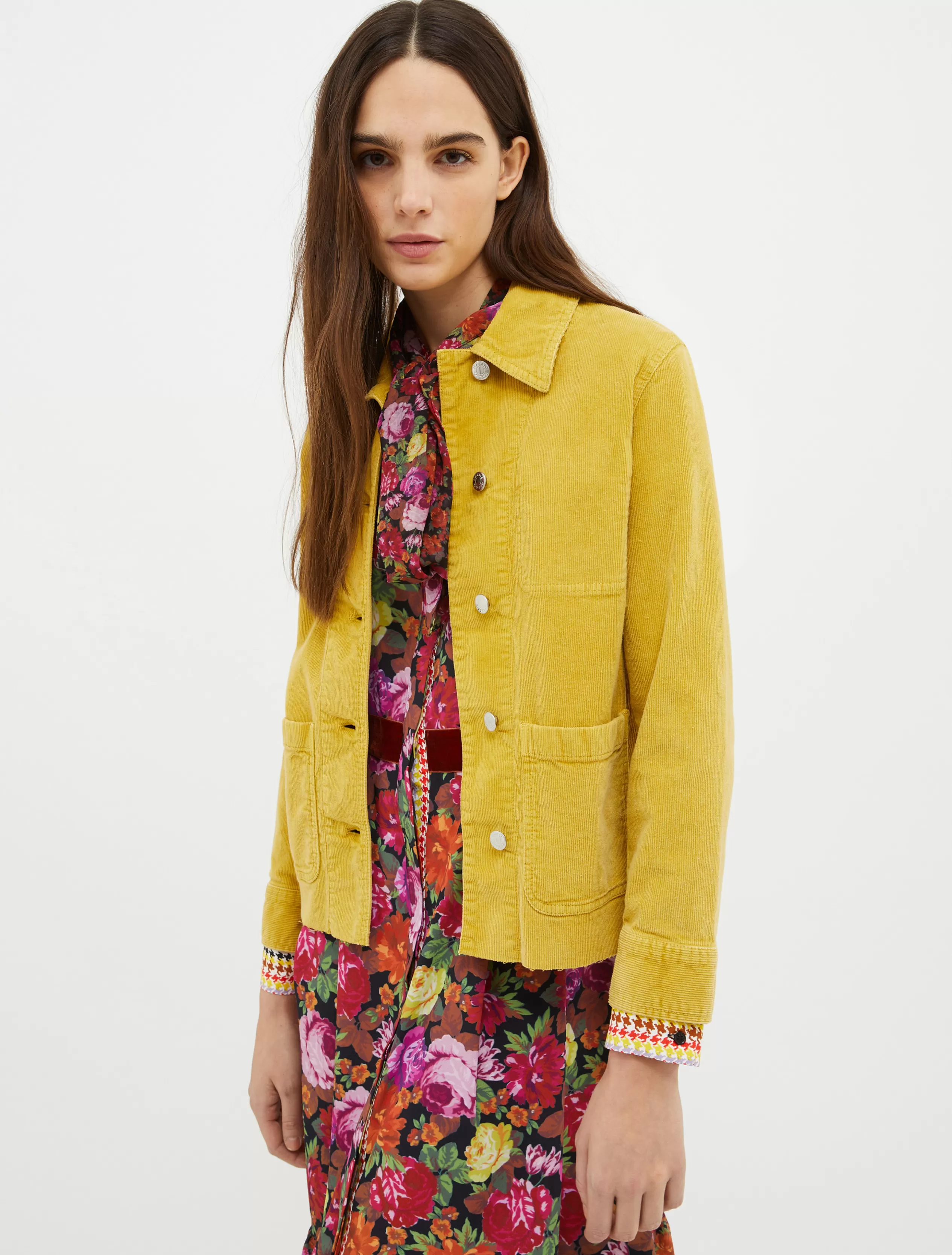 Giacche e Blazer | Tailleur<MAX&Co. Giacca in velluto millerighe giallo tenue