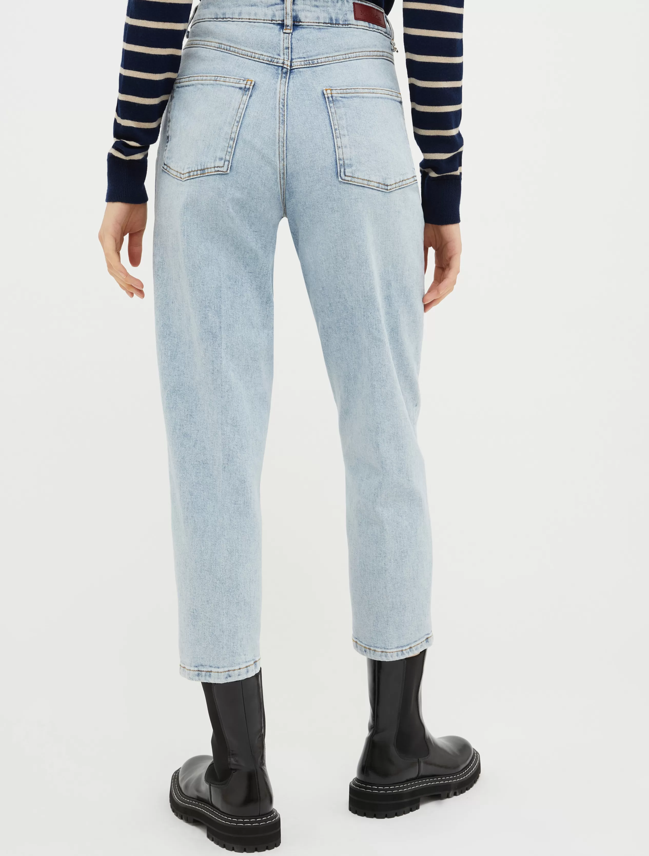 Jeans e Denim | Pantaloni<MAX&Co. Jeans barrel leg blu marino