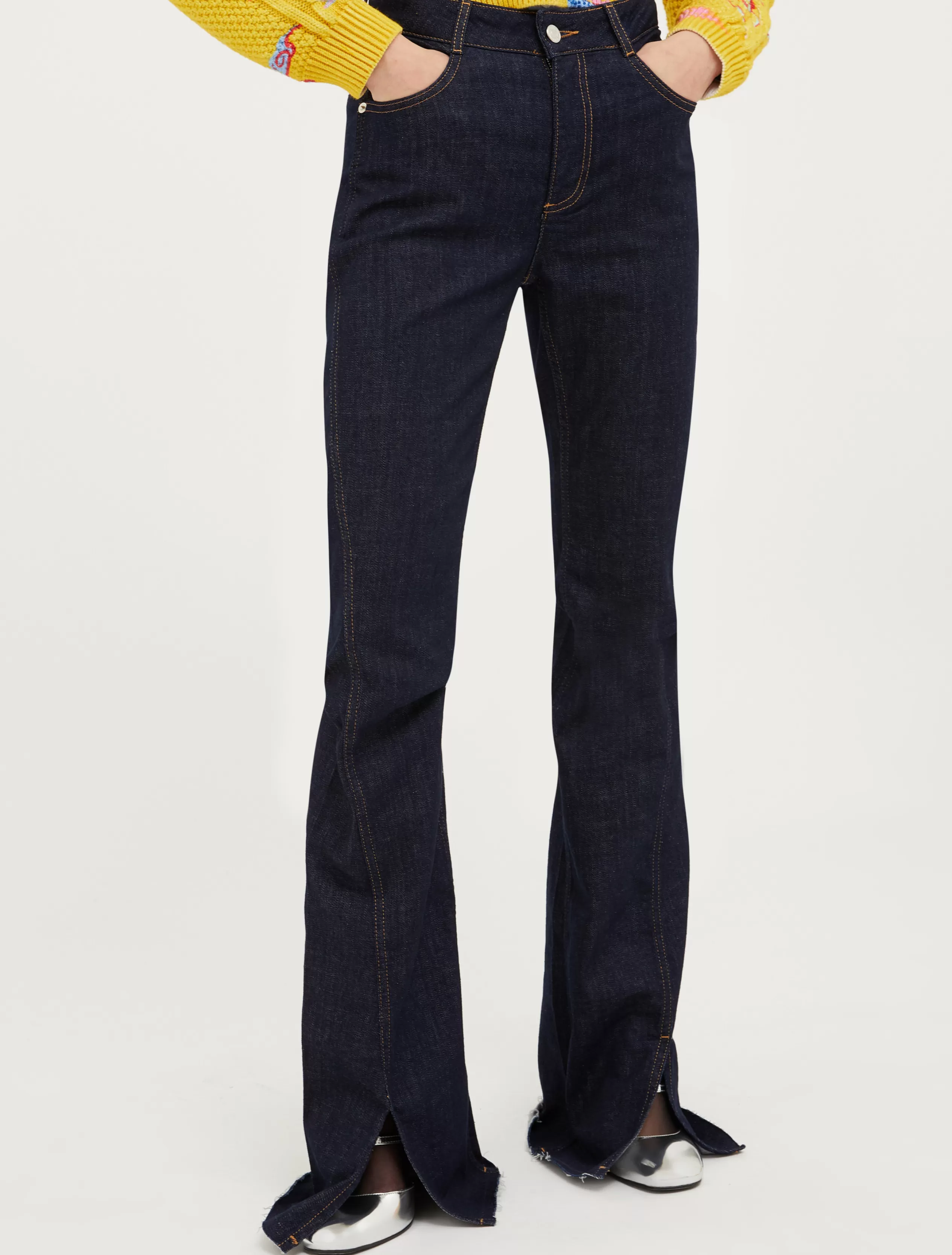 Jeans e Denim | Pantaloni<MAX&Co. Jeans bootcut con spacchi BLUE JEANS