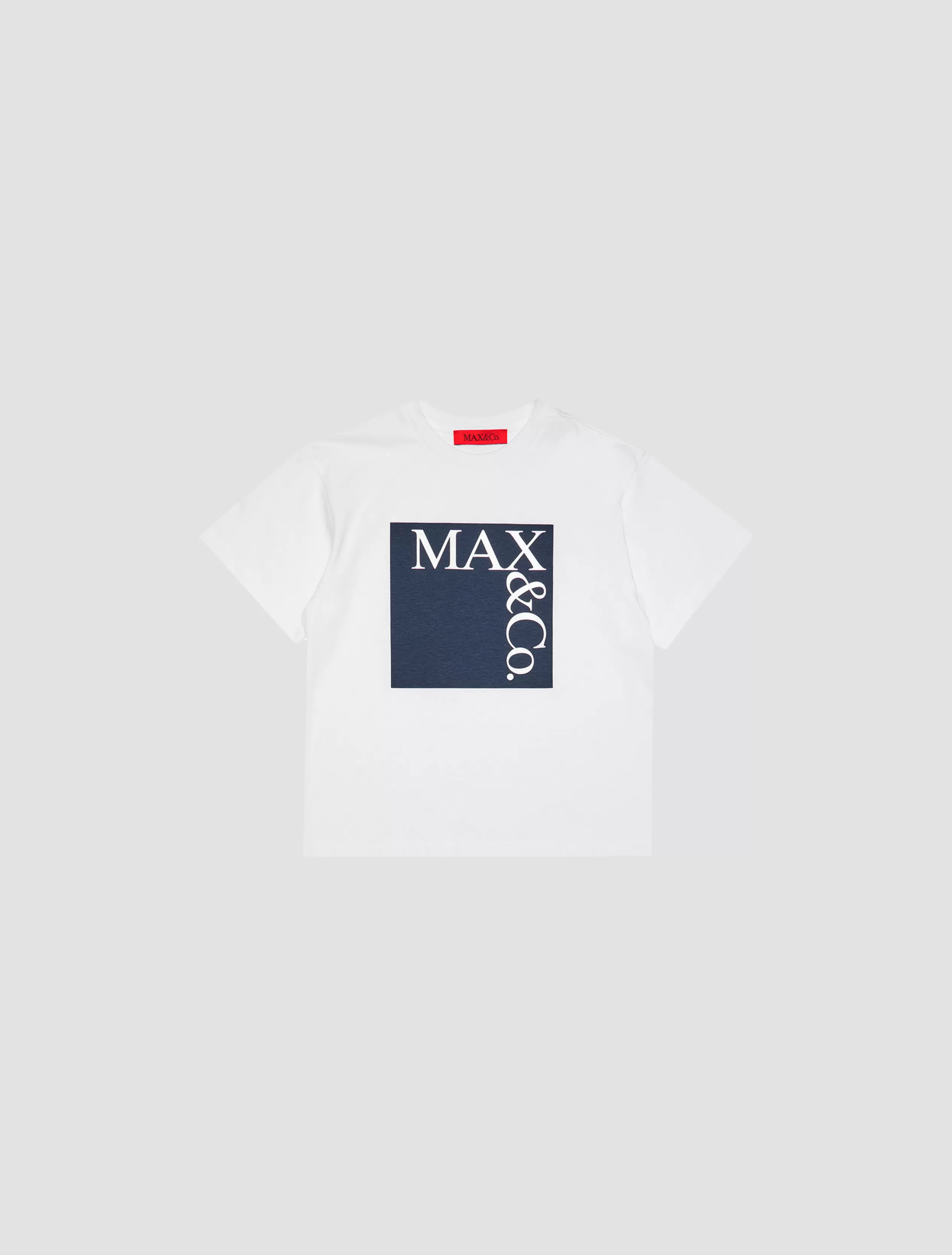 MAX&CO. KID<MAX&Co. Logo T-shirt in jersey KID BIANCO