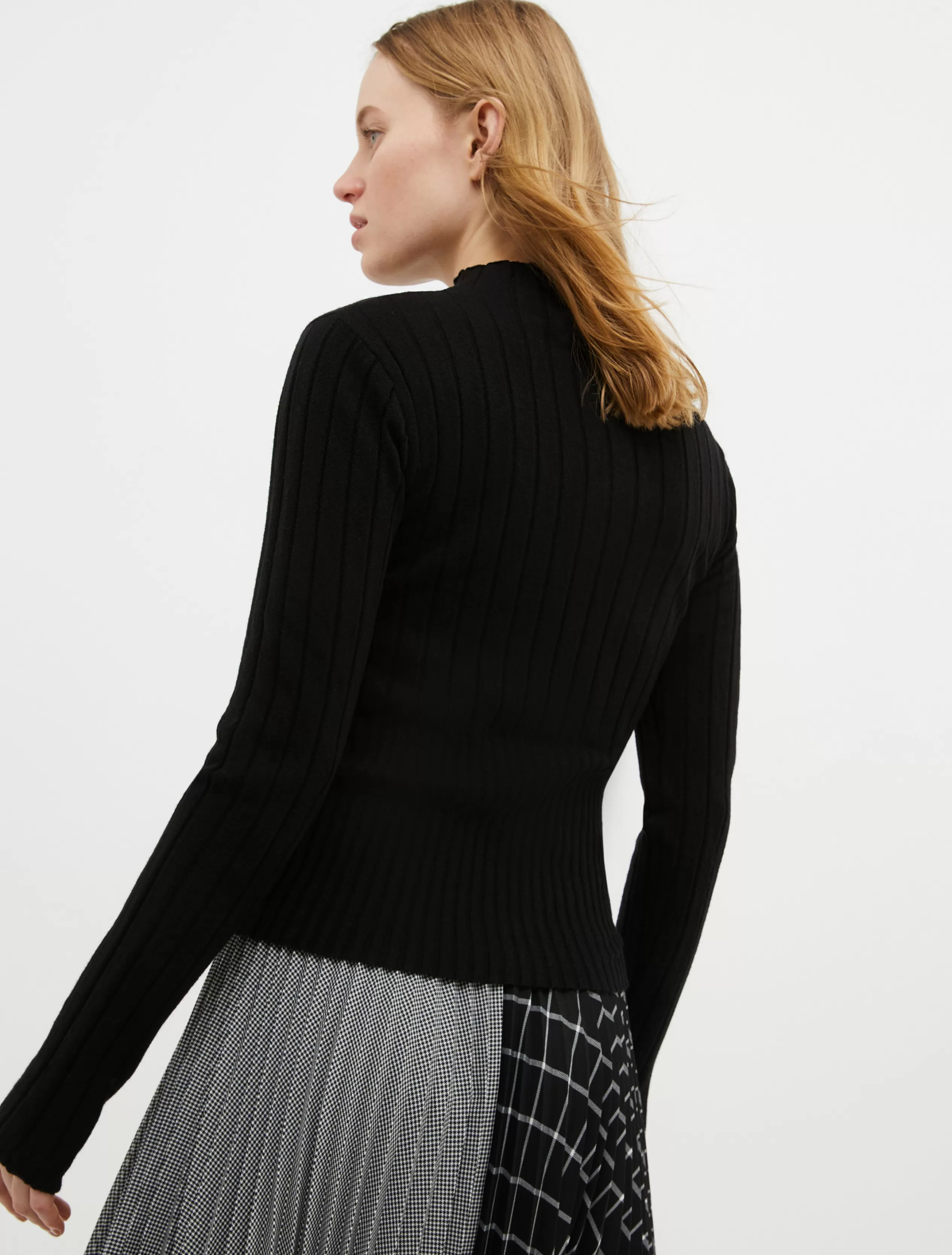 Maglie e Cardigan<MAX&Co. Lupetto in maglia a coste nero