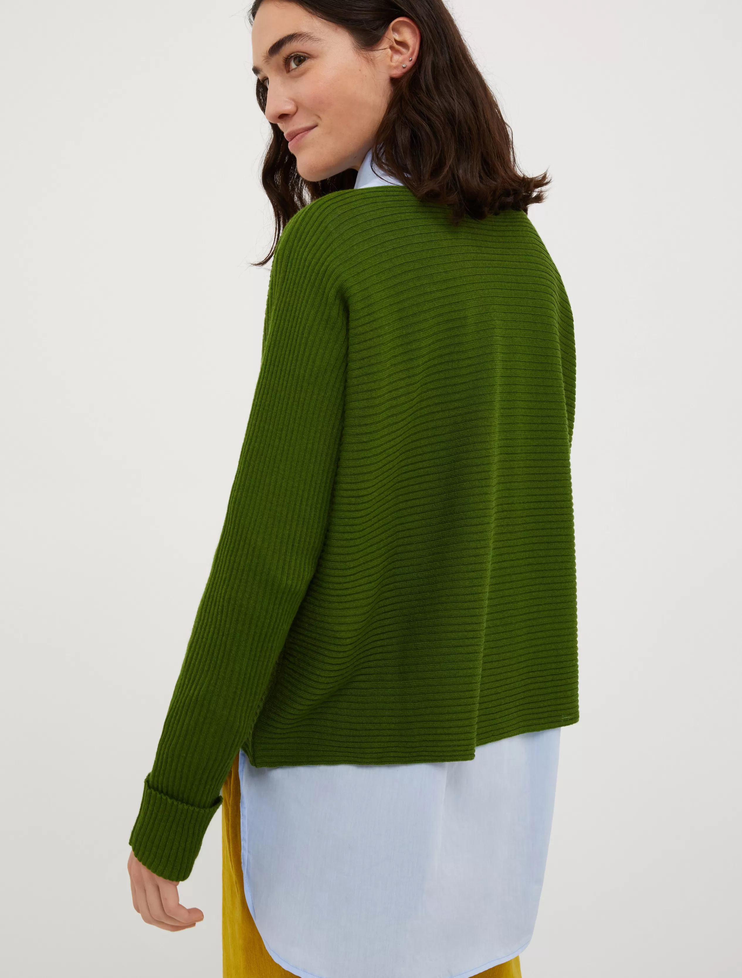 Maglie e Cardigan<MAX&Co. Maglia a coste orizzontali verde