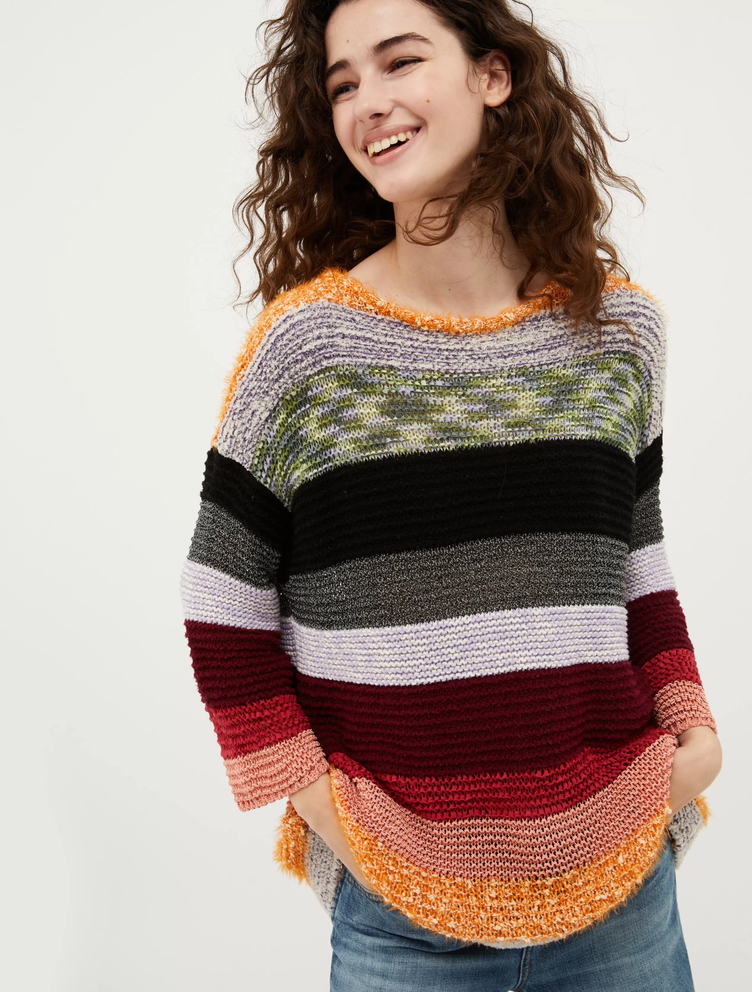 Maglie e Cardigan<MAX&Co. Maglia a mix di fili BORDEAUX