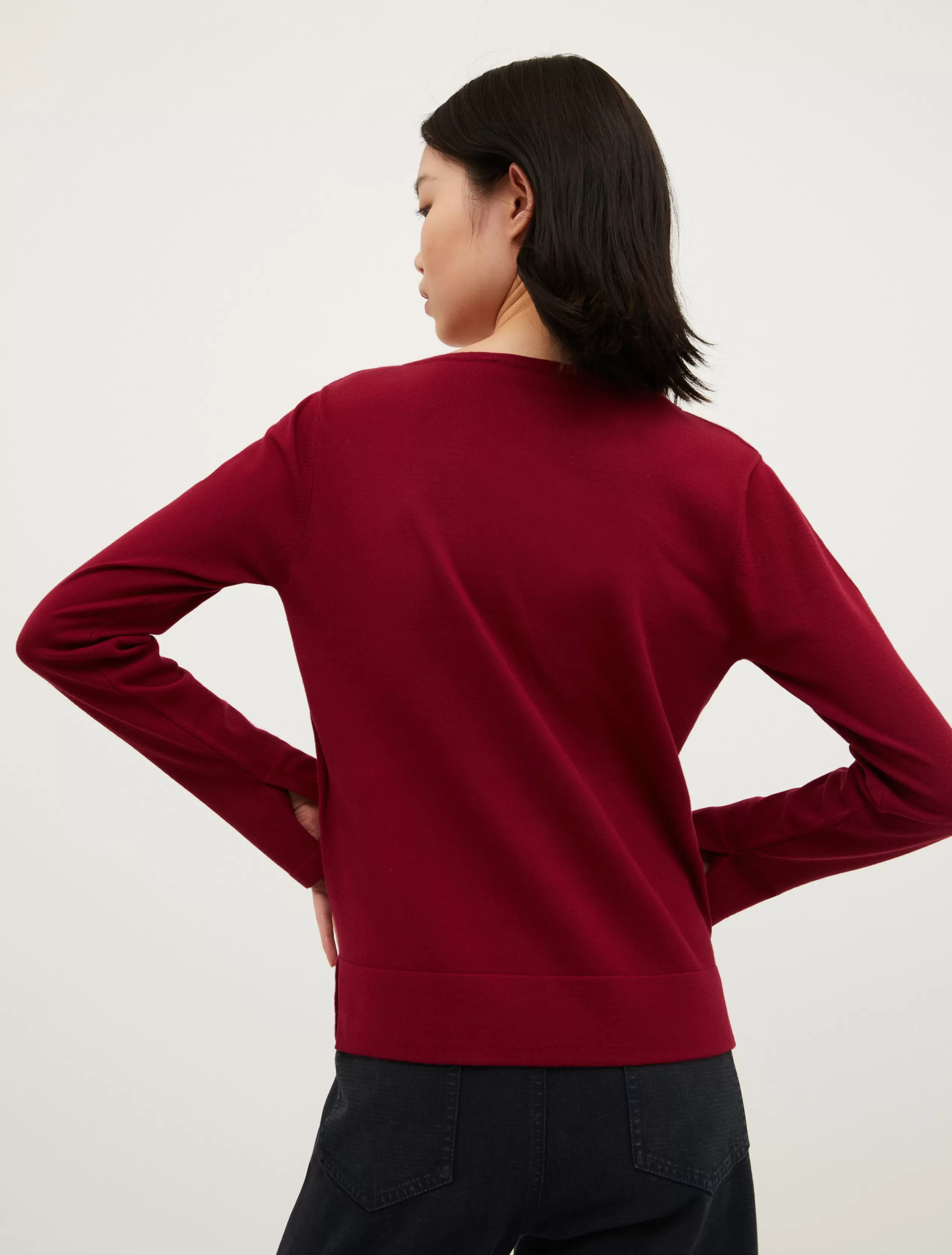 Maglie e Cardigan<MAX&Co. Maglia con scollo a barchetta BORDEAUX