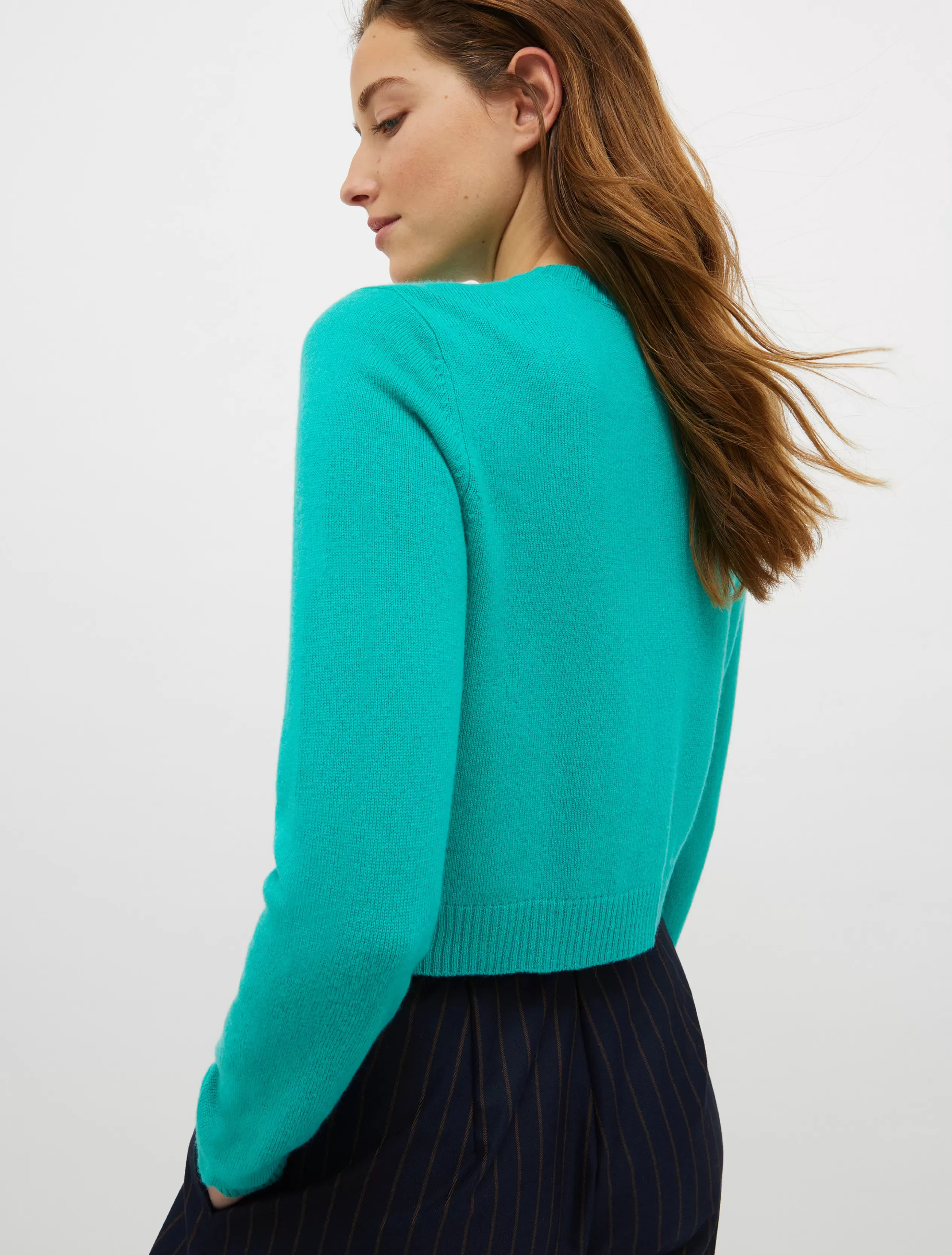 Maglie e Cardigan<MAX&Co. Maglia cropped con intarsio cartoon verde