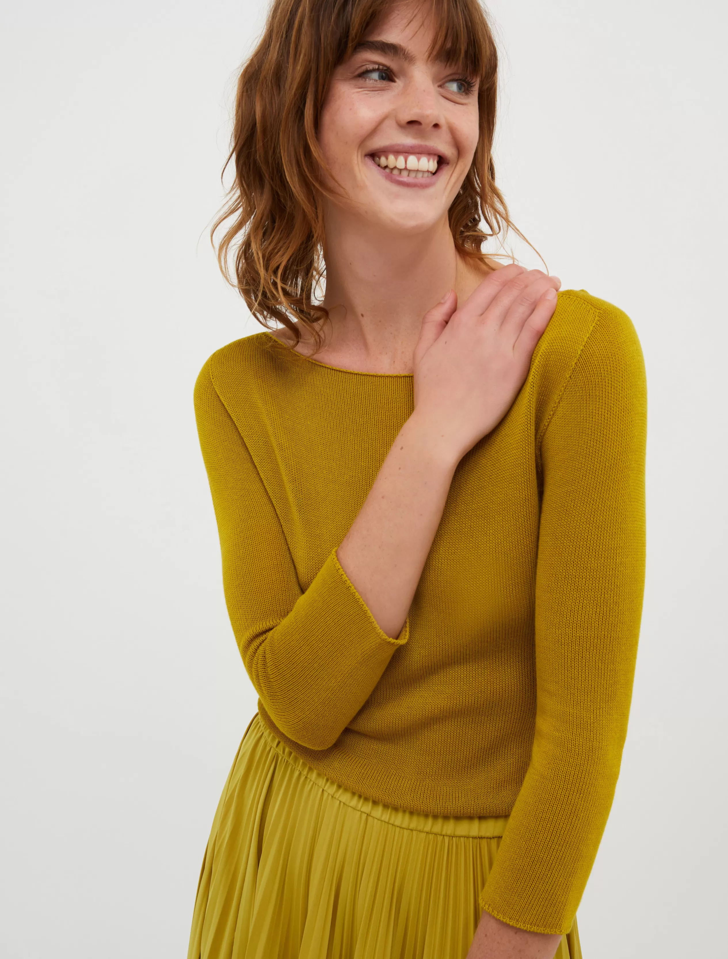 Maglie e Cardigan<MAX&Co. Maglia fluida oro