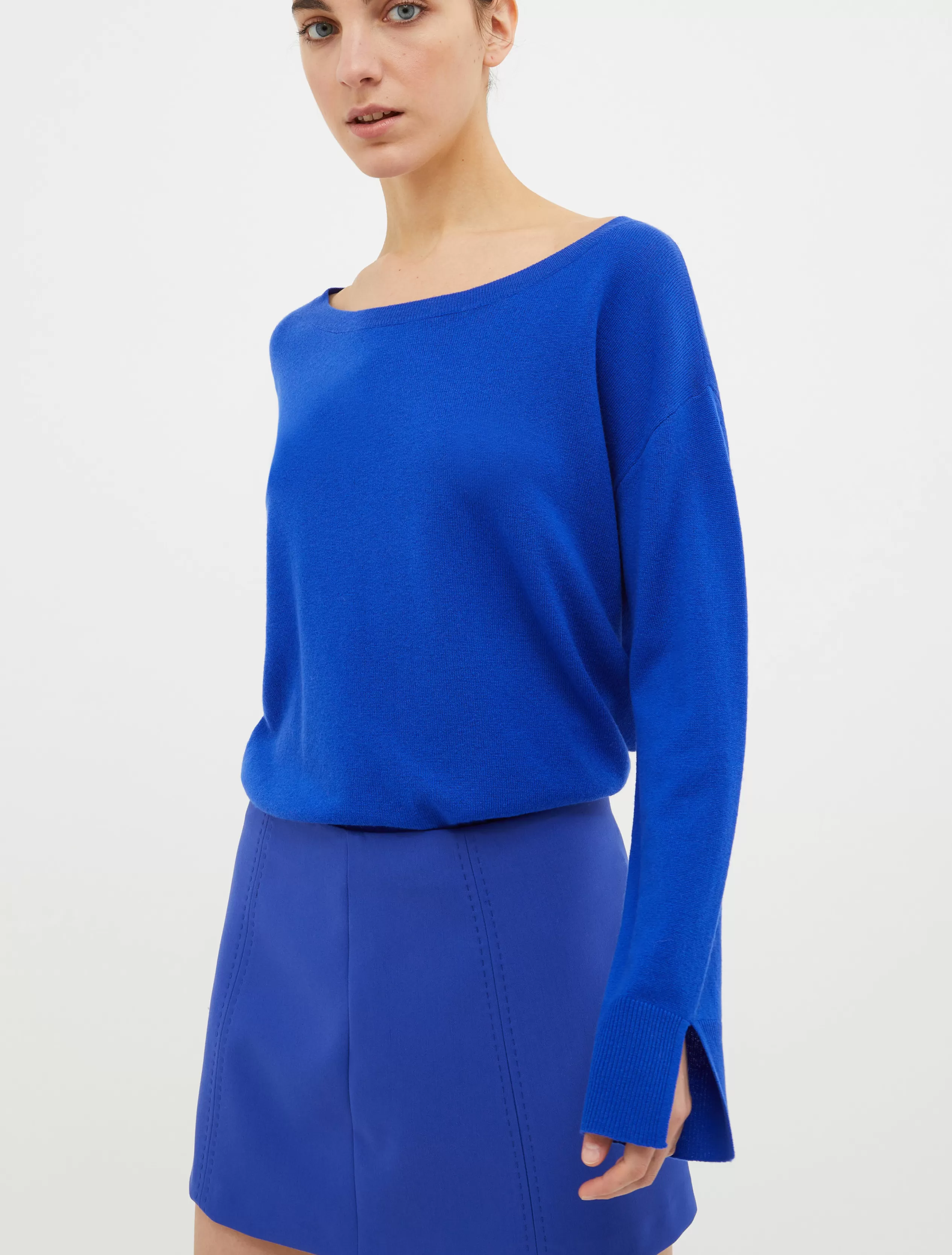 Maglie e Cardigan<MAX&Co. Maglia in lana e cashmere blu marino