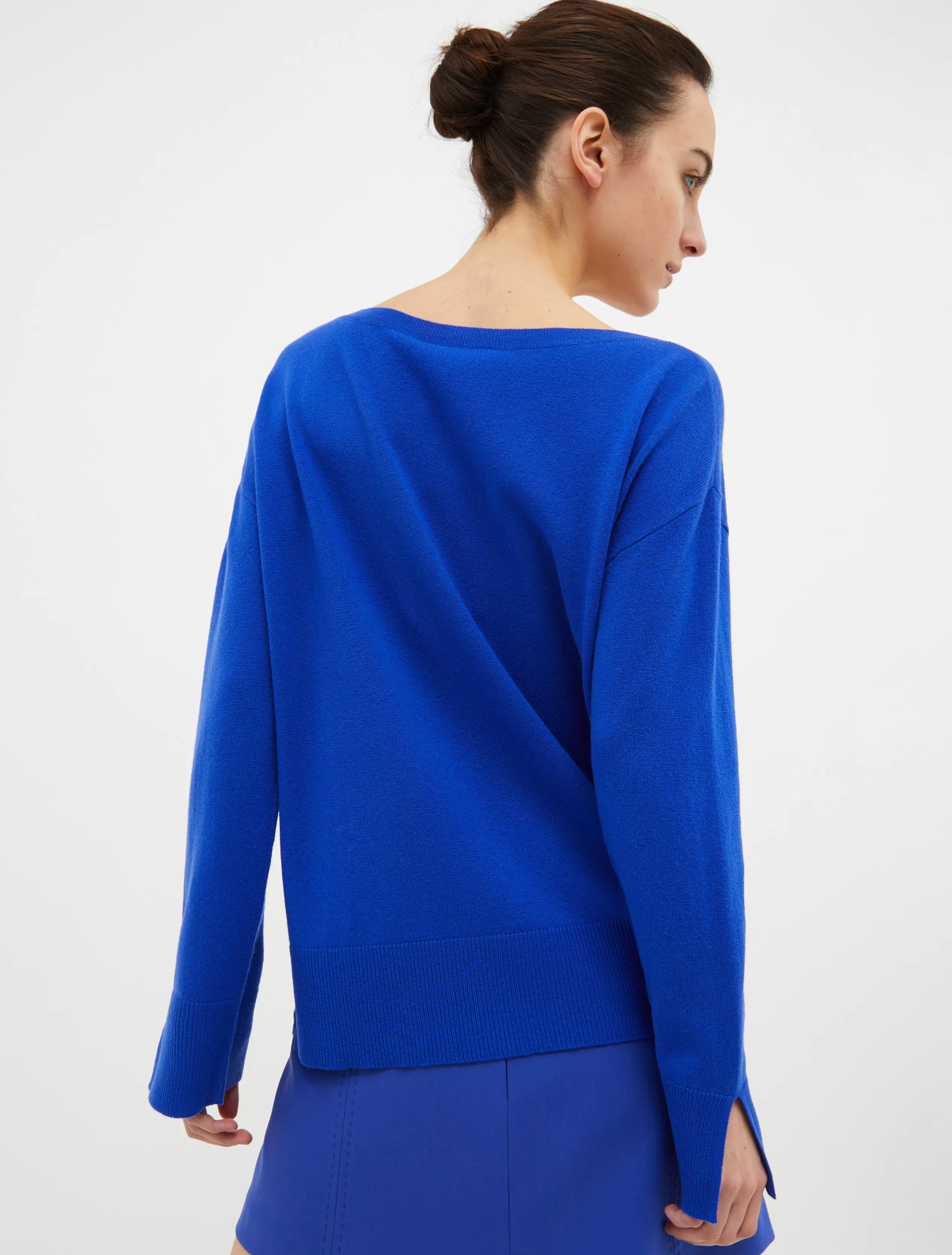 Maglie e Cardigan<MAX&Co. Maglia in lana e cashmere blu marino