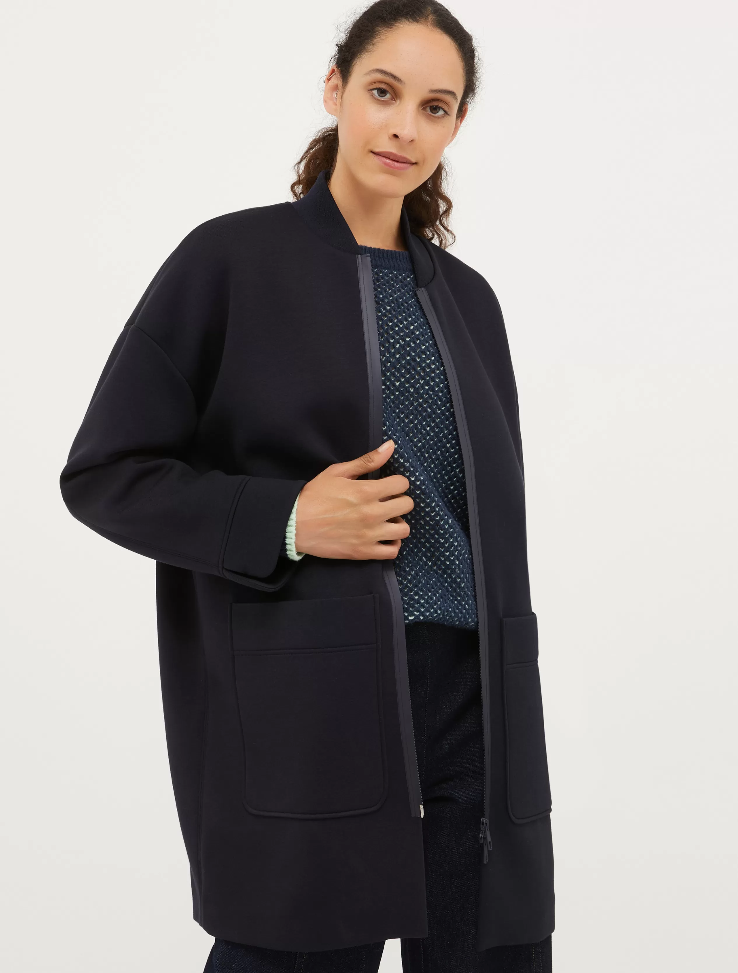 Cappotti e Trench<MAX&Co. Maxi bomber in jersey BLU