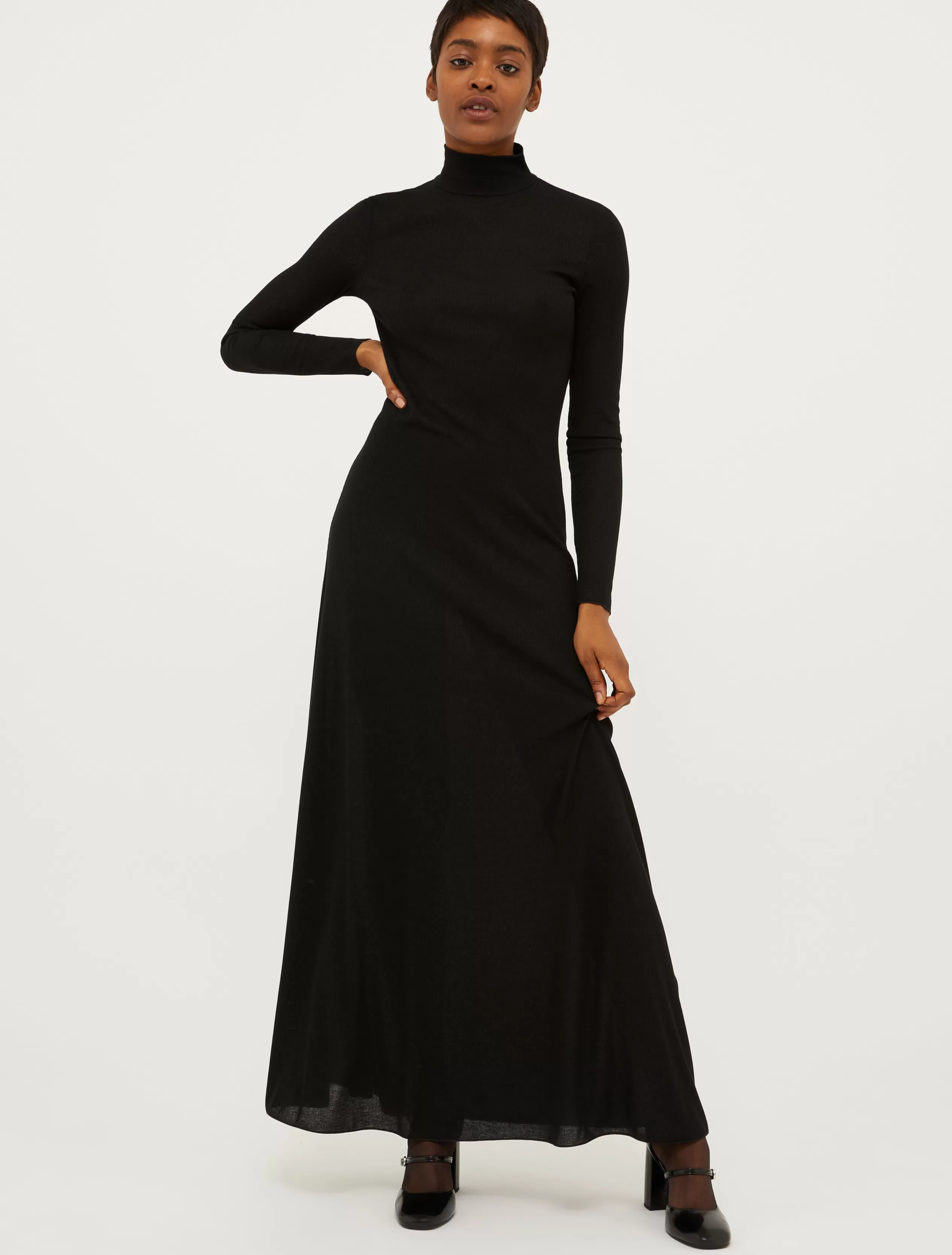 Abiti e Tute<MAX&Co. Maxi dress in jersey lurex NERO