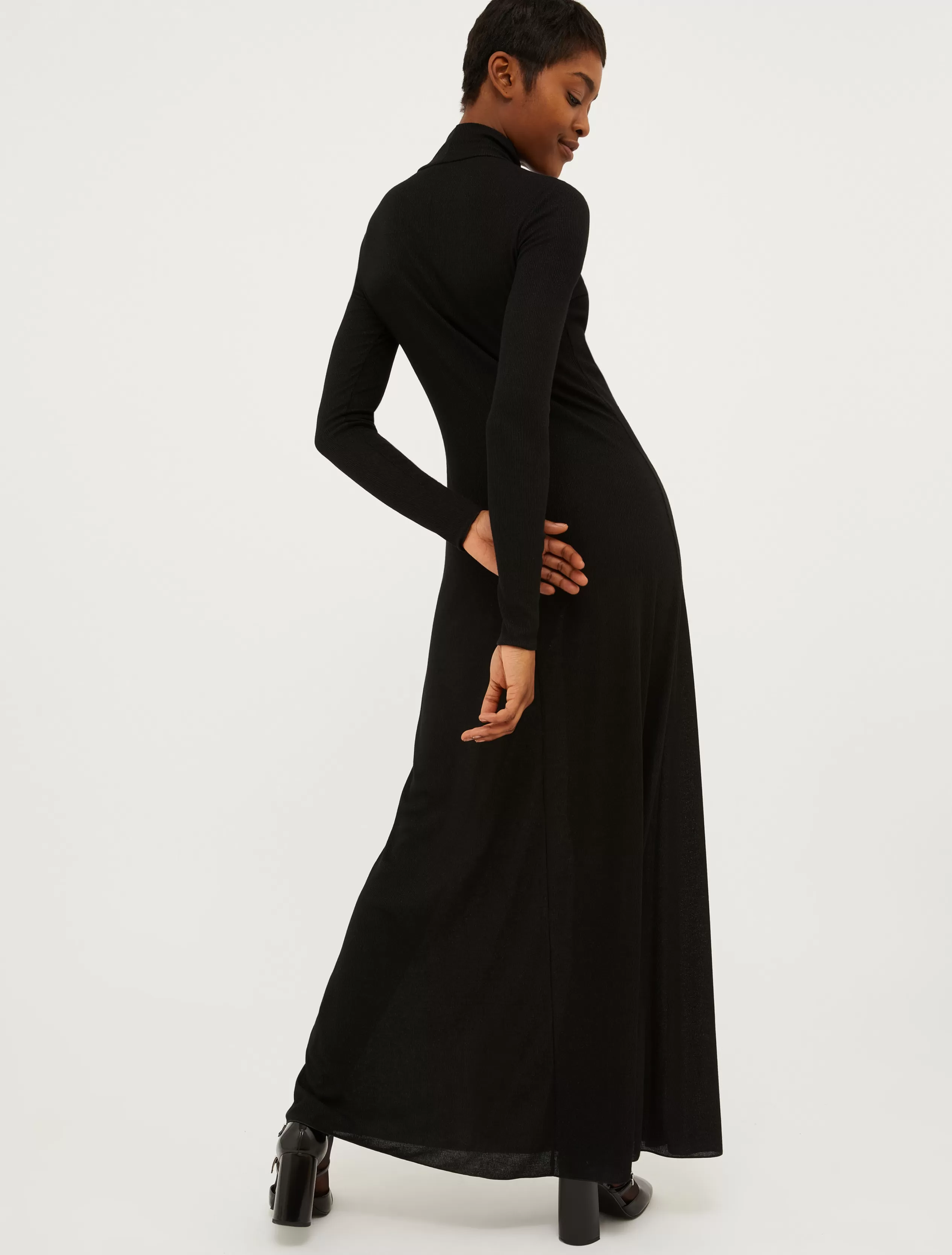 Abiti e Tute<MAX&Co. Maxi dress in jersey lurex NERO