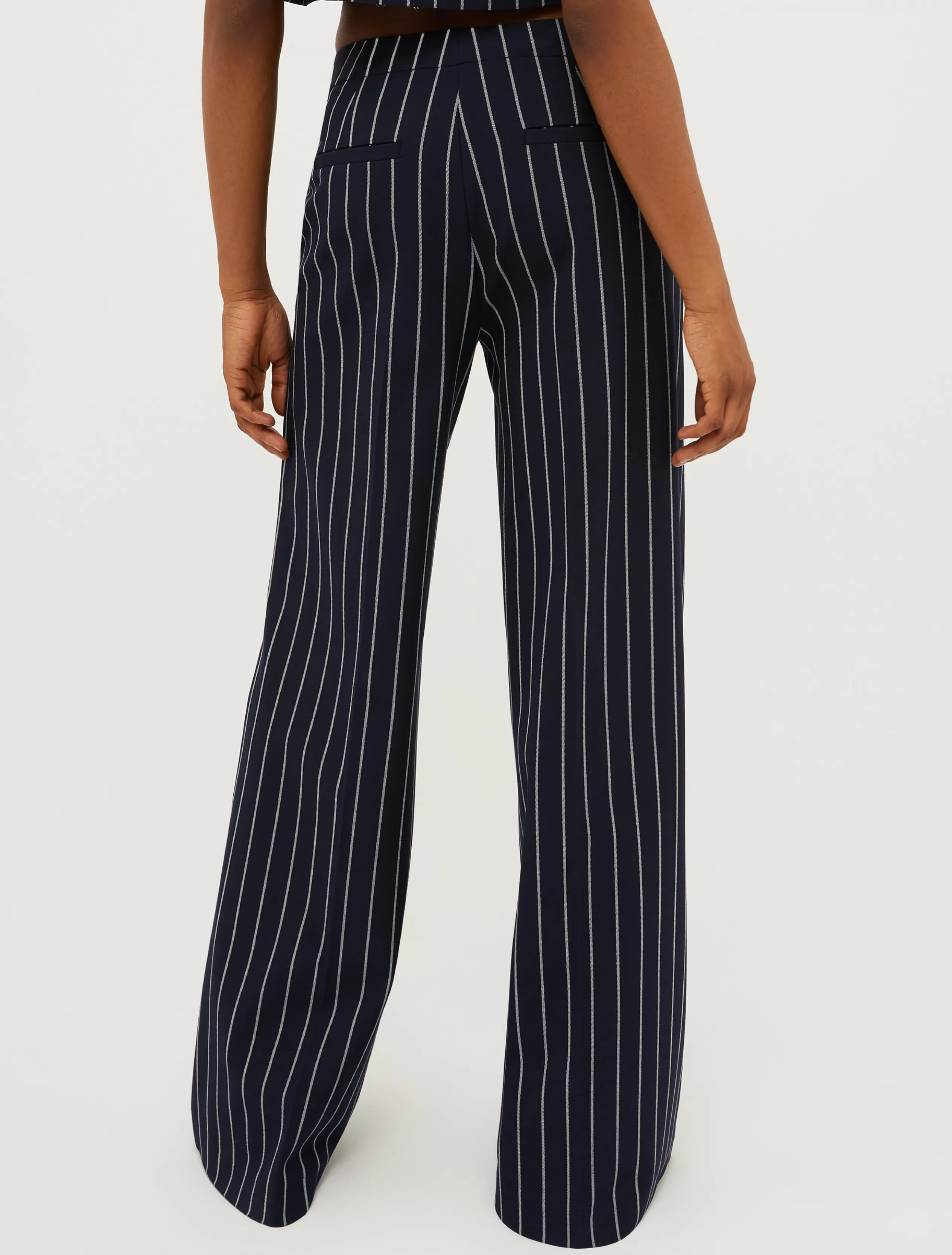 Tailleur | Pantaloni<MAX&Co. Pantaloni ampi gessati BLU