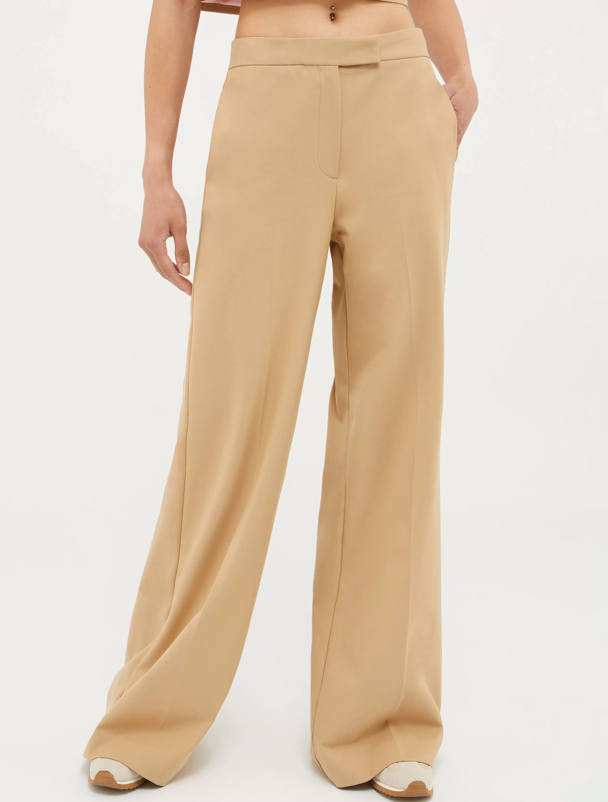 Pantaloni | Tailleur<MAX&Co. Pantaloni ampi sartoriali CAMMELLO