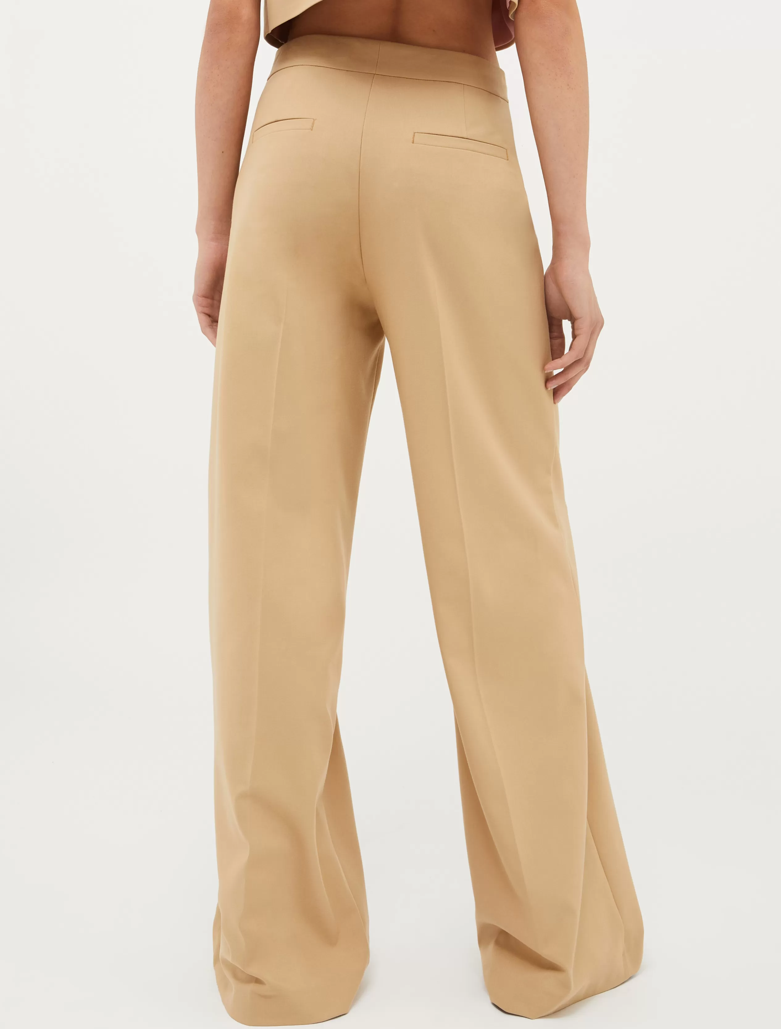 Pantaloni | Tailleur<MAX&Co. Pantaloni ampi sartoriali CAMMELLO