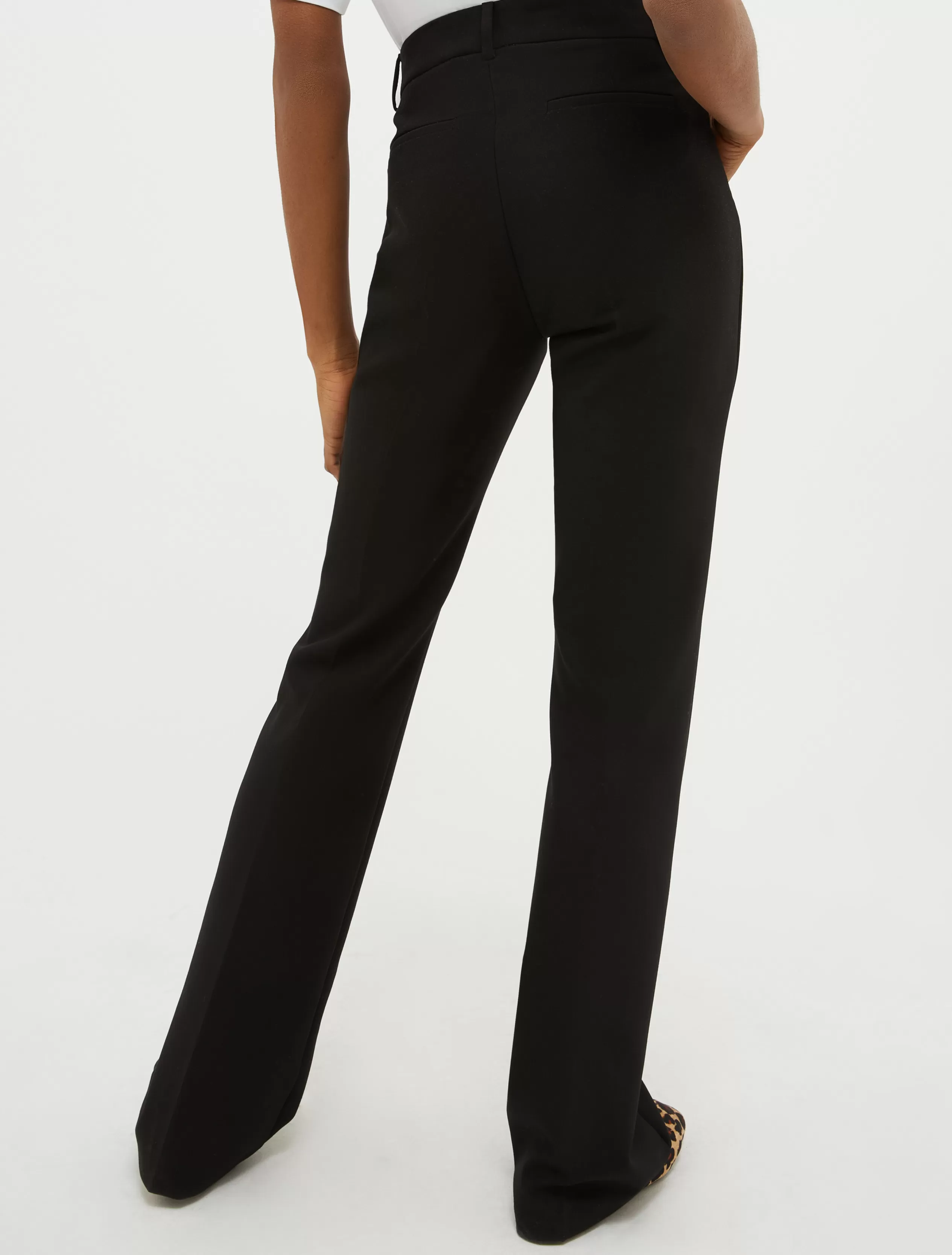 Pantaloni<MAX&Co. Pantaloni bootcut in tela double nero