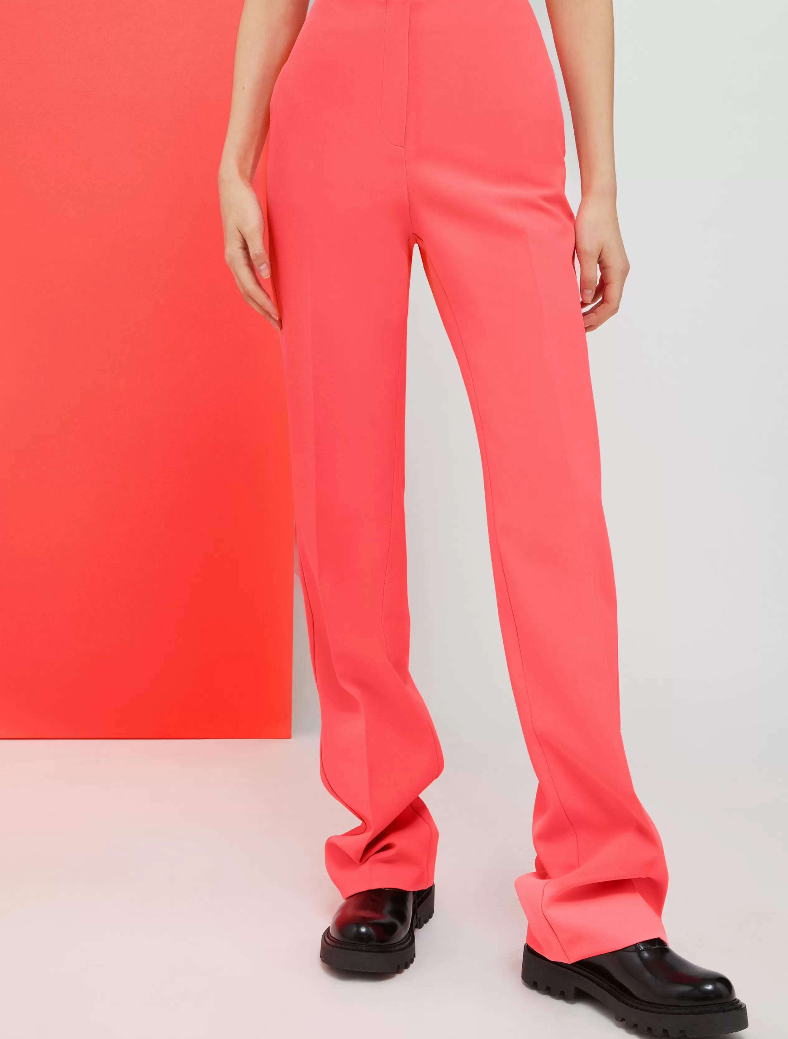 Pantaloni | Tailleur<MAX&Co. Pantaloni straight fit De-Coated with Anna Dello Russo rosa shocking