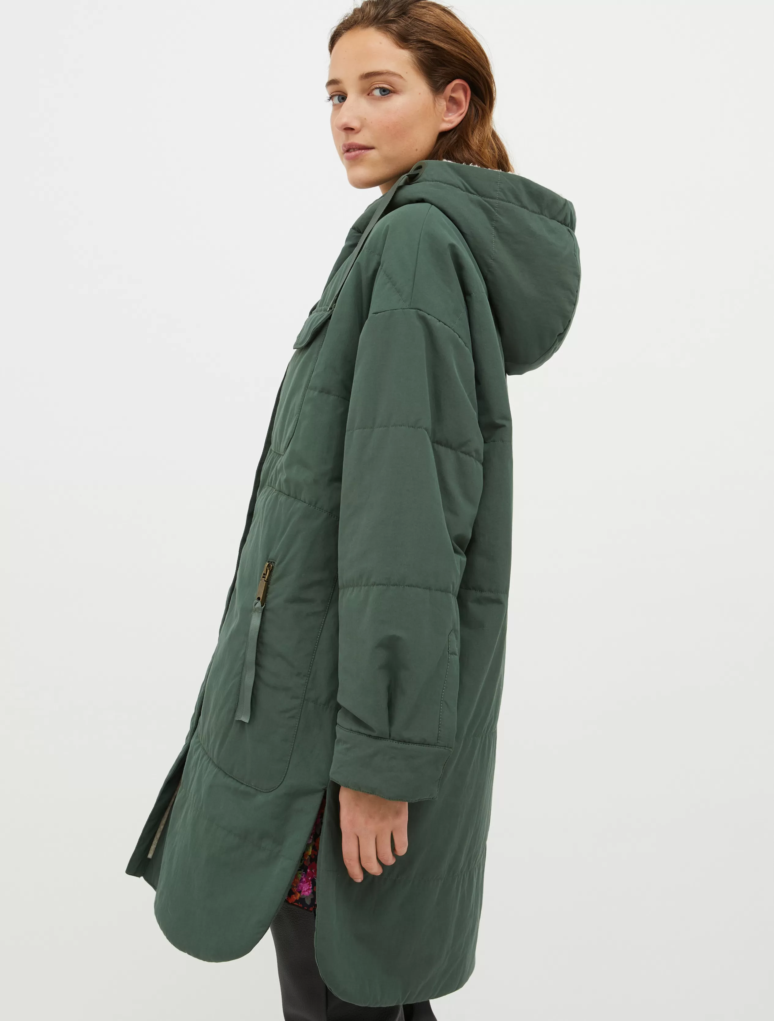 Piumini<MAX&Co. Parka di cotone tecnico fango