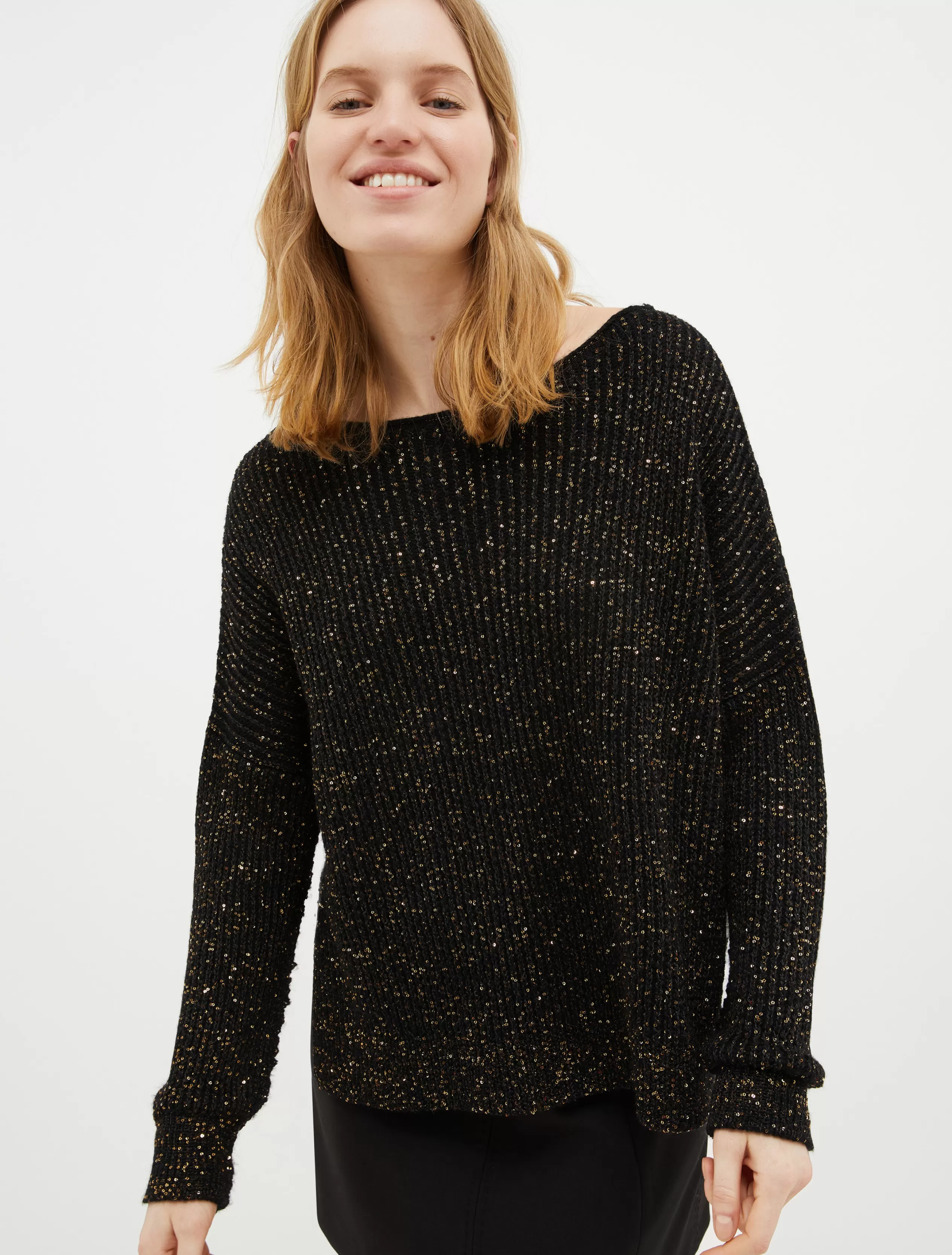 Maglie e Cardigan<MAX&Co. Pull con micro-paillettes nero