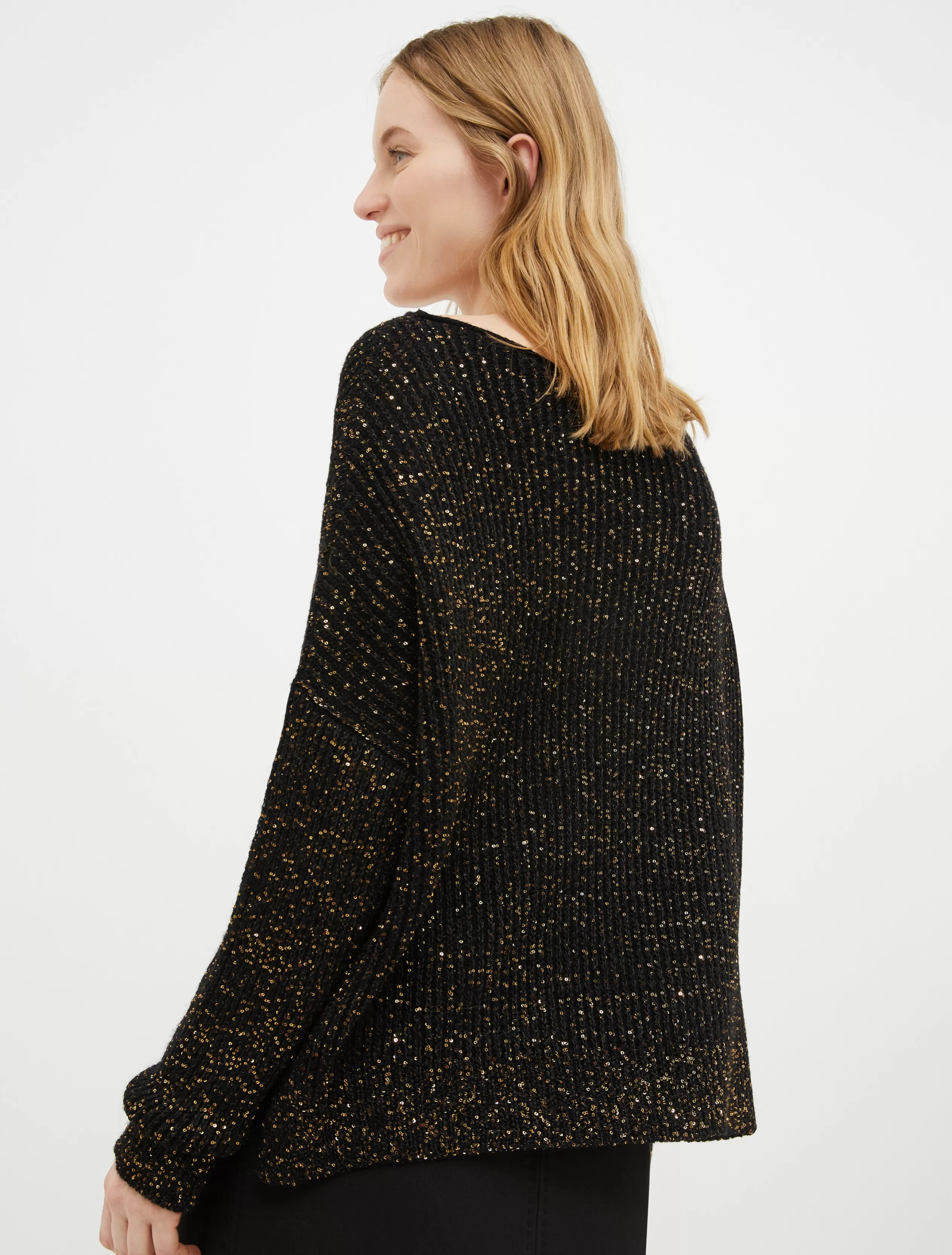 Maglie e Cardigan<MAX&Co. Pull con micro-paillettes nero