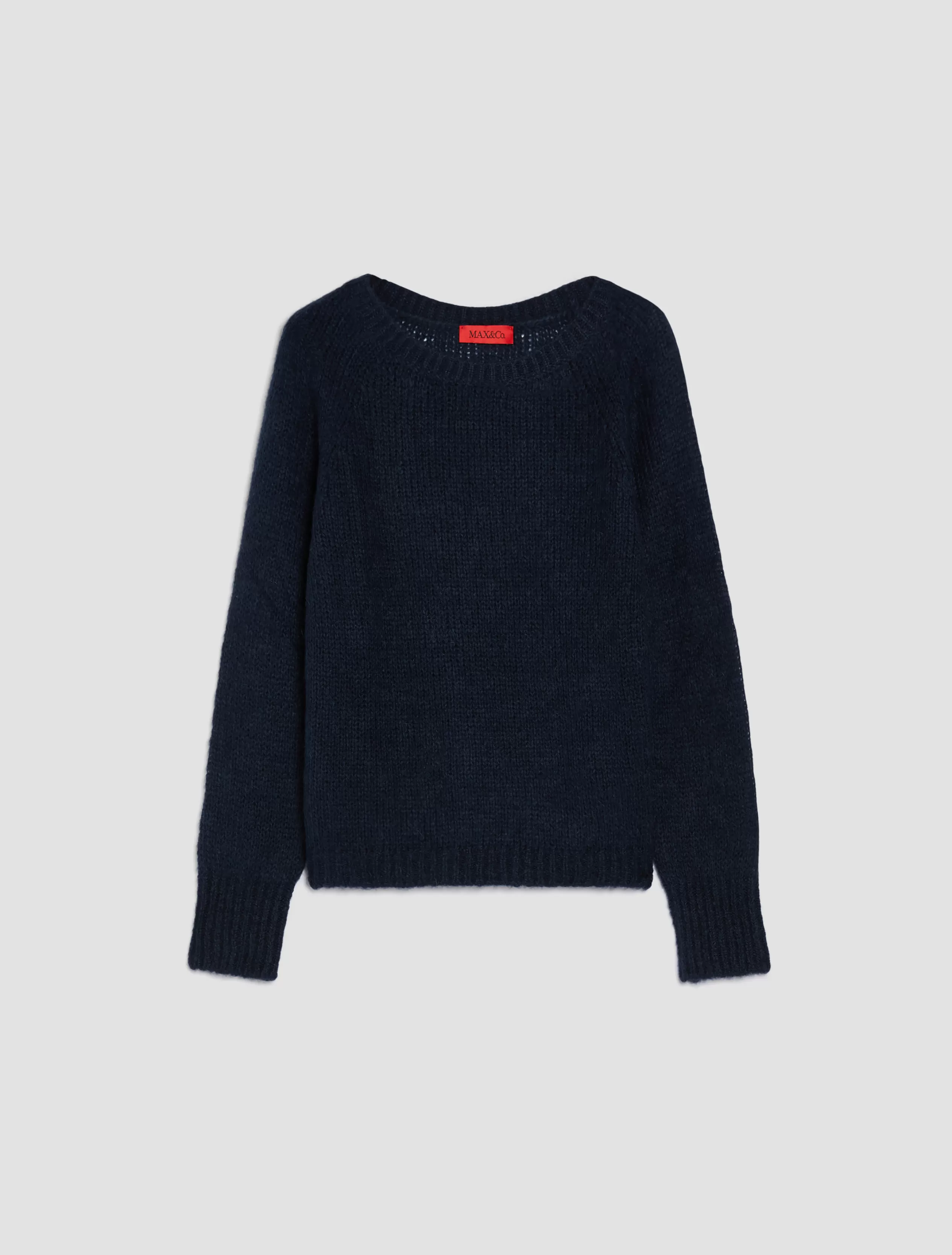 Maglie e Cardigan<MAX&Co. Pull in blend di mohair blu marino