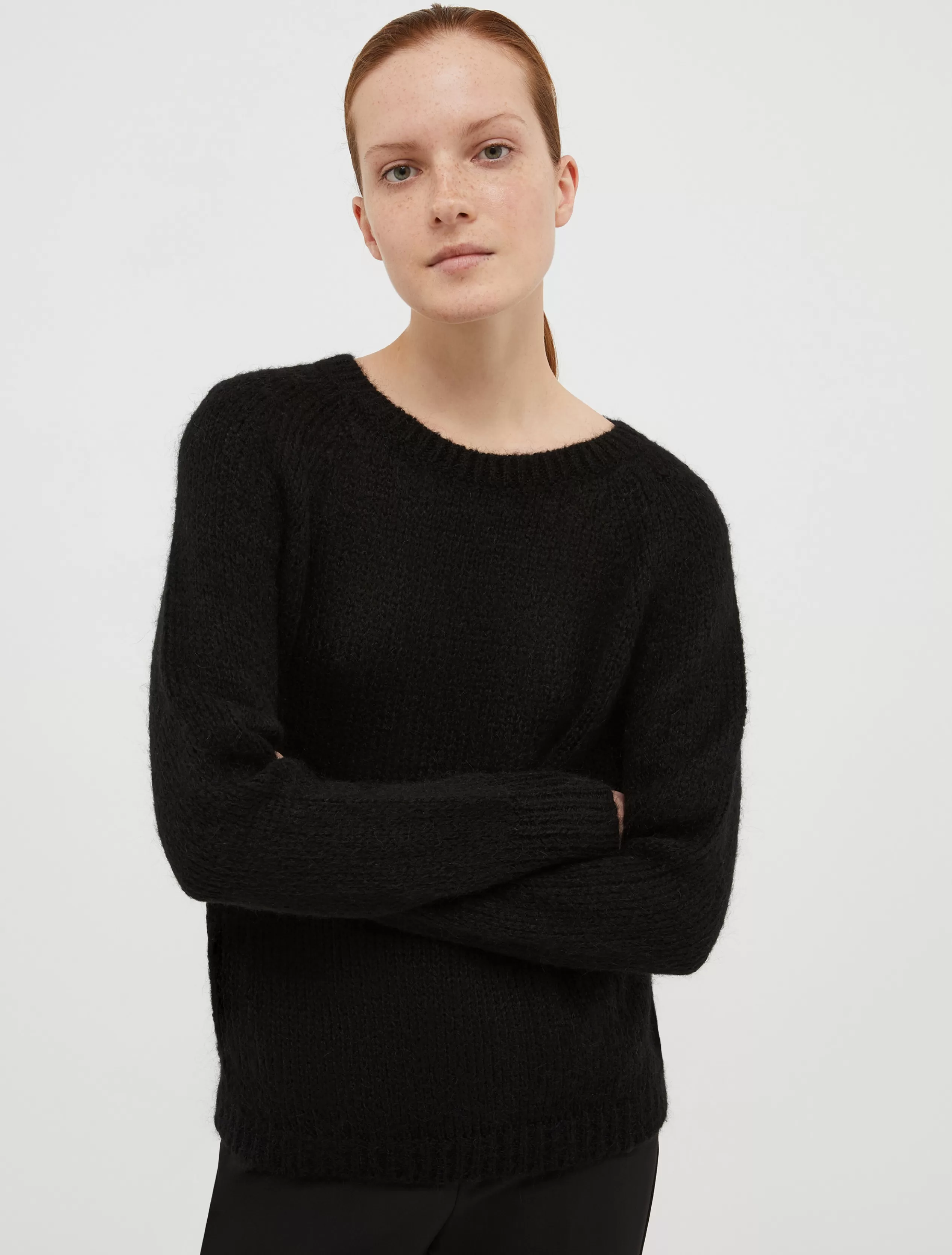 Maglie e Cardigan<MAX&Co. Pull in blend di mohair nero