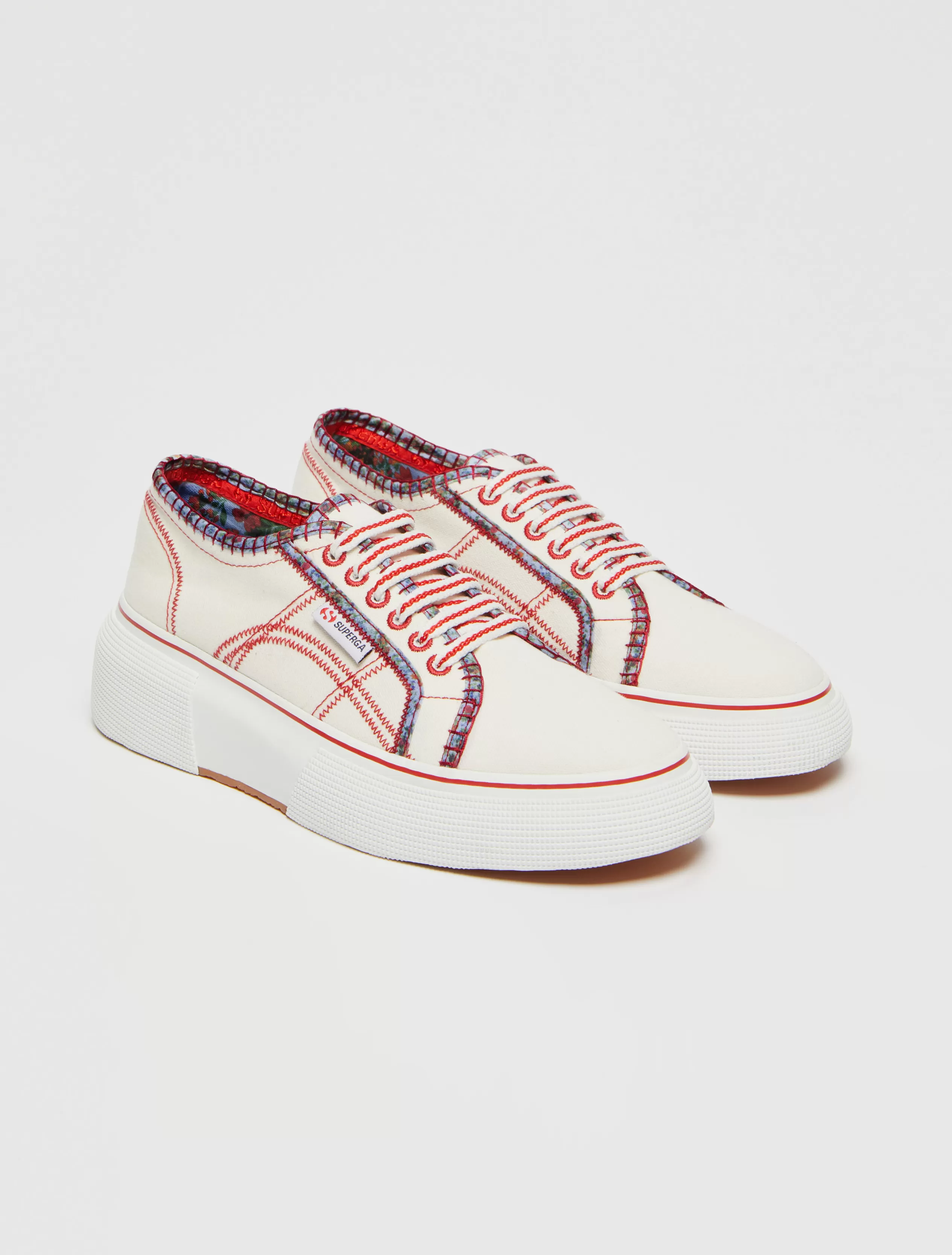 Scarpe<MAX&Co. Sneakers with Superga bianco