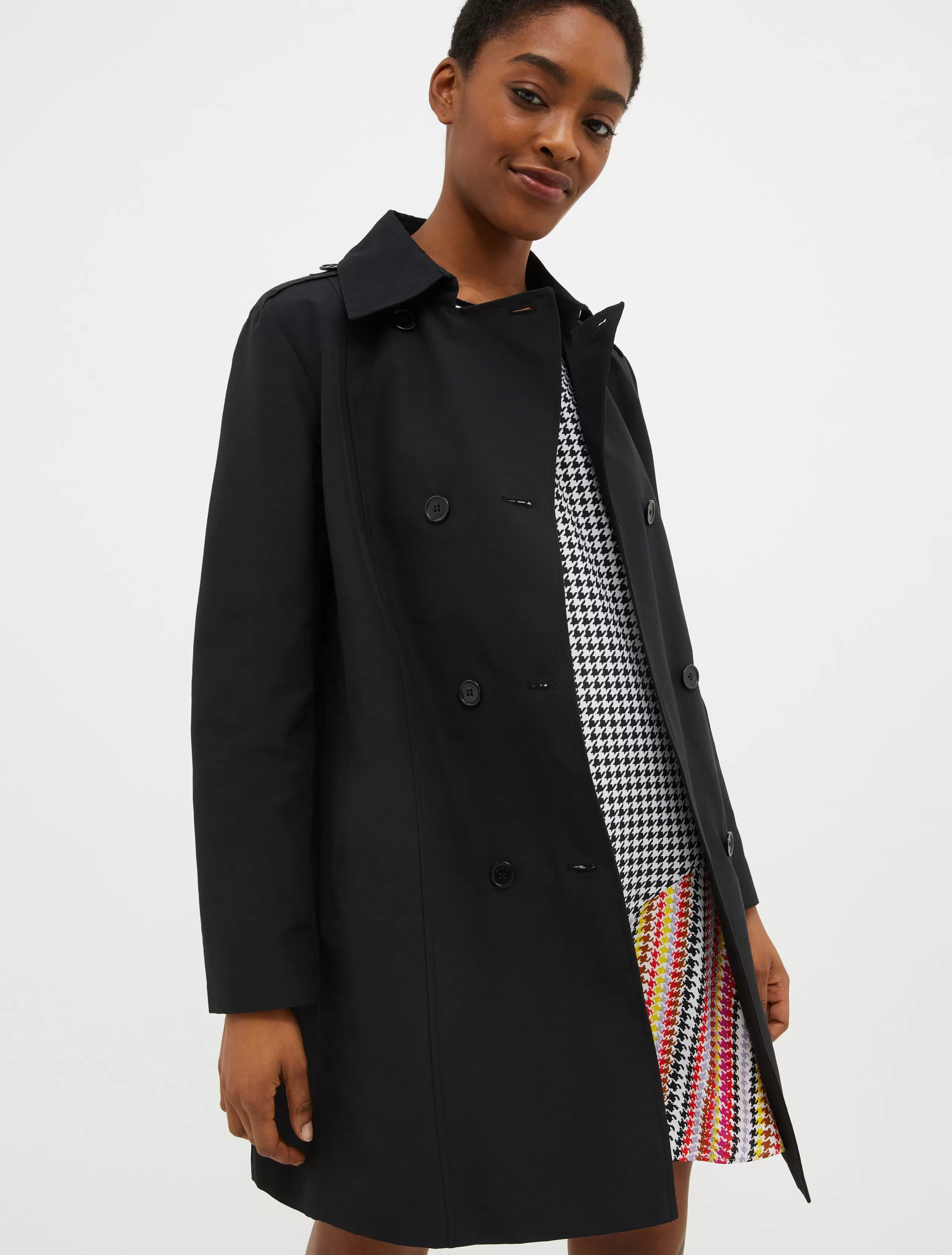 Cappotti e Trench<MAX&Co. Trench in cotone tecnico nero