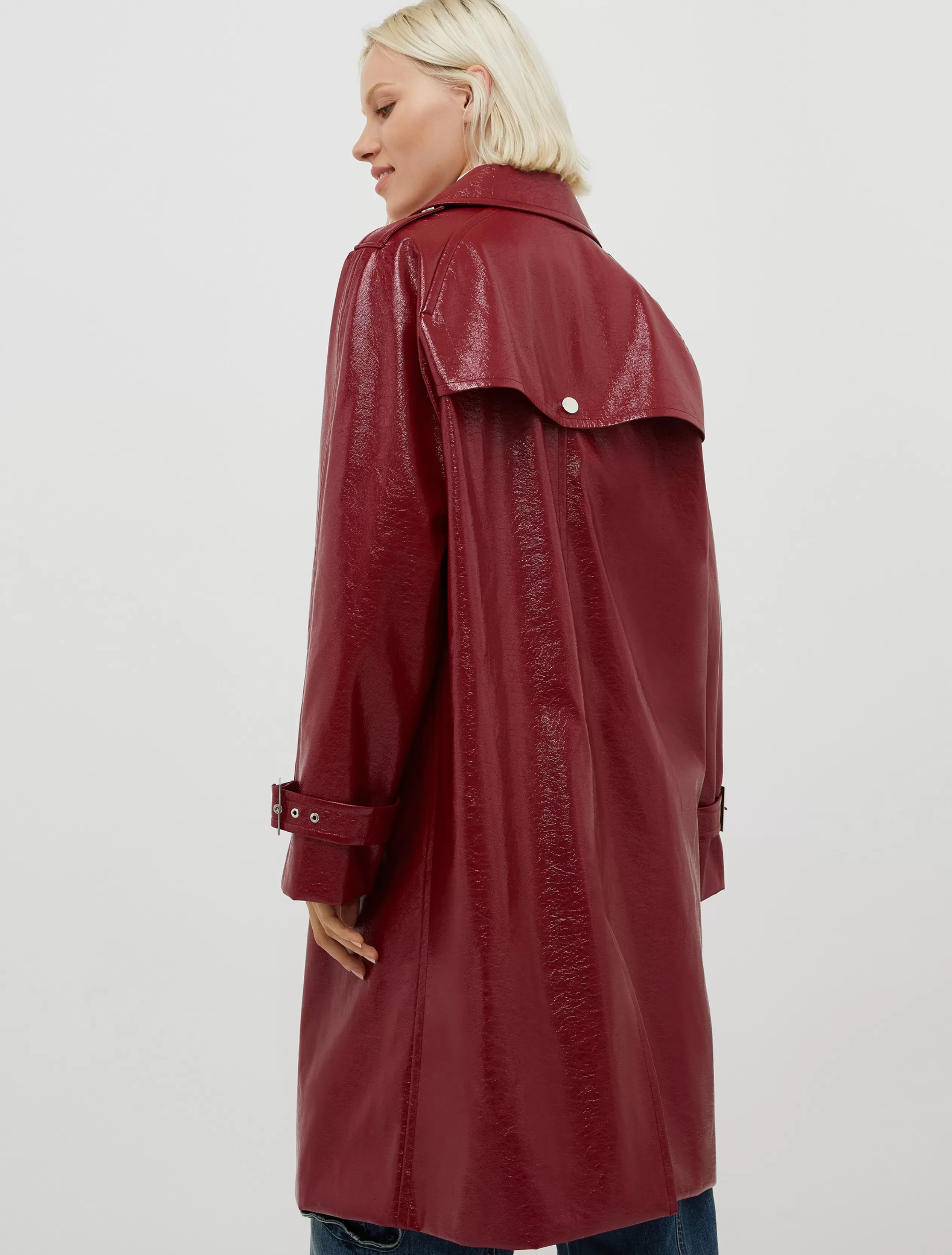 Cappotti e Trench<MAX&Co. Trench in vernice glossy rosso