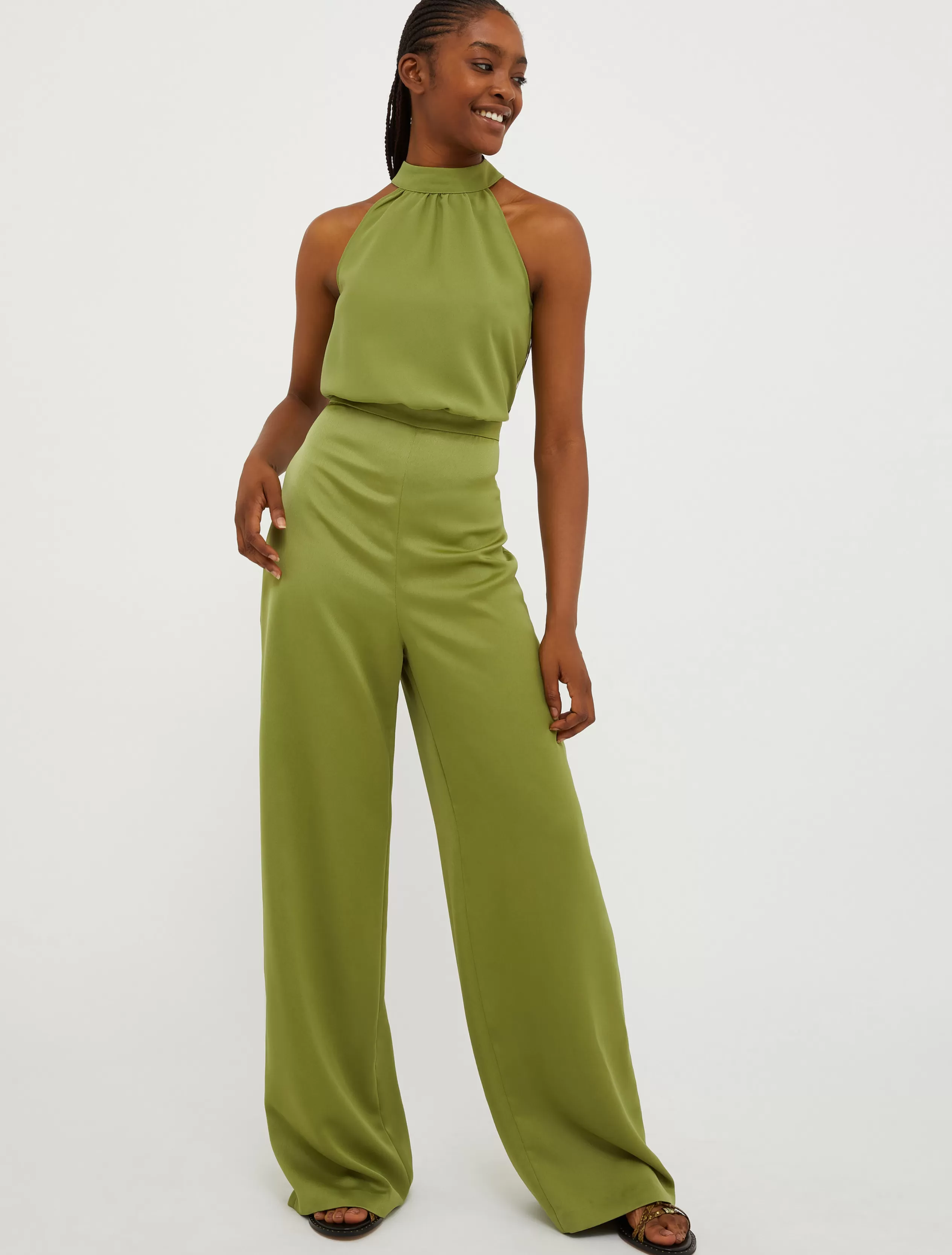 Abiti e Tute<MAX&Co. Tuta in envers satin VERDE