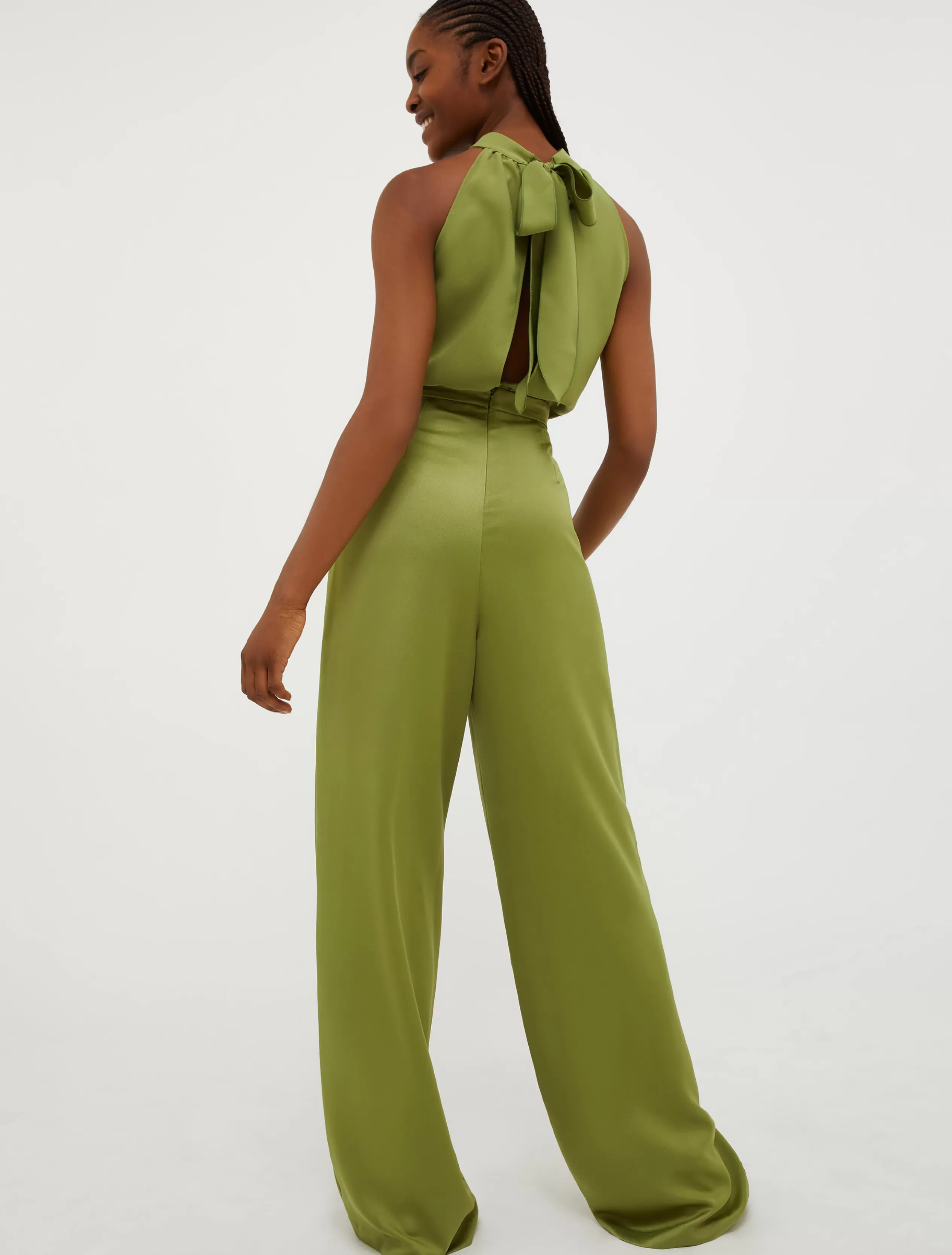 Abiti e Tute<MAX&Co. Tuta in envers satin VERDE